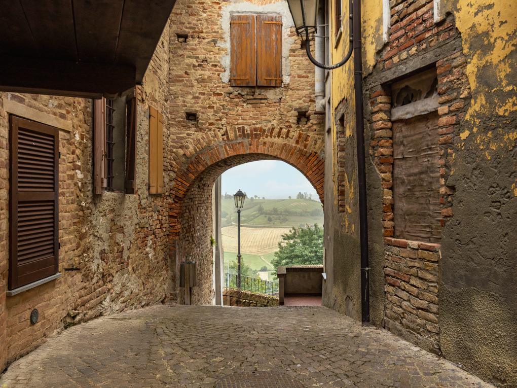 Monferrato-Wohnsitz mit Infernot und Panoramablick