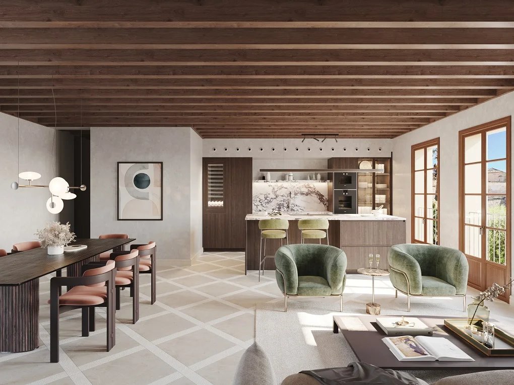 Luxury Living: Duplex Penthouse with terraces in a restored Renaissance gem