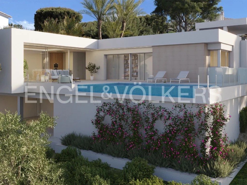 New luxury villa overlooking the sea in Cumbre del Sol
