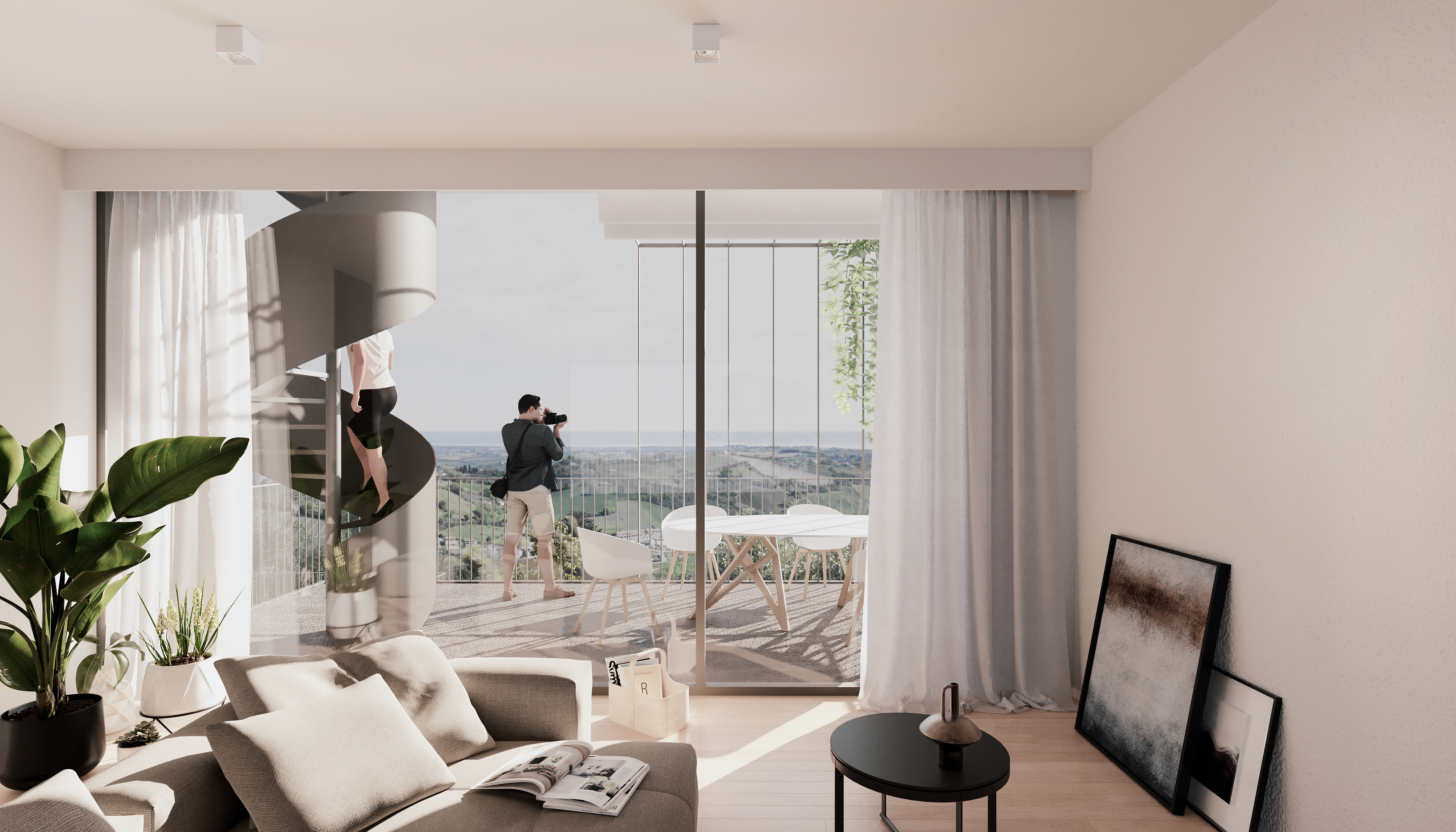 Altèra - Penthouse and roof garden with dual views