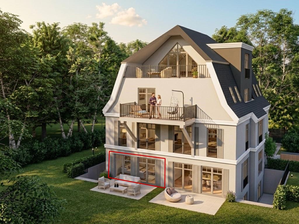 Villa Friedrich – Exklusive Erdgeschoss-Maisonettewohnung mit eigenem Garten in Top-Lage von Wellingsbüttel
