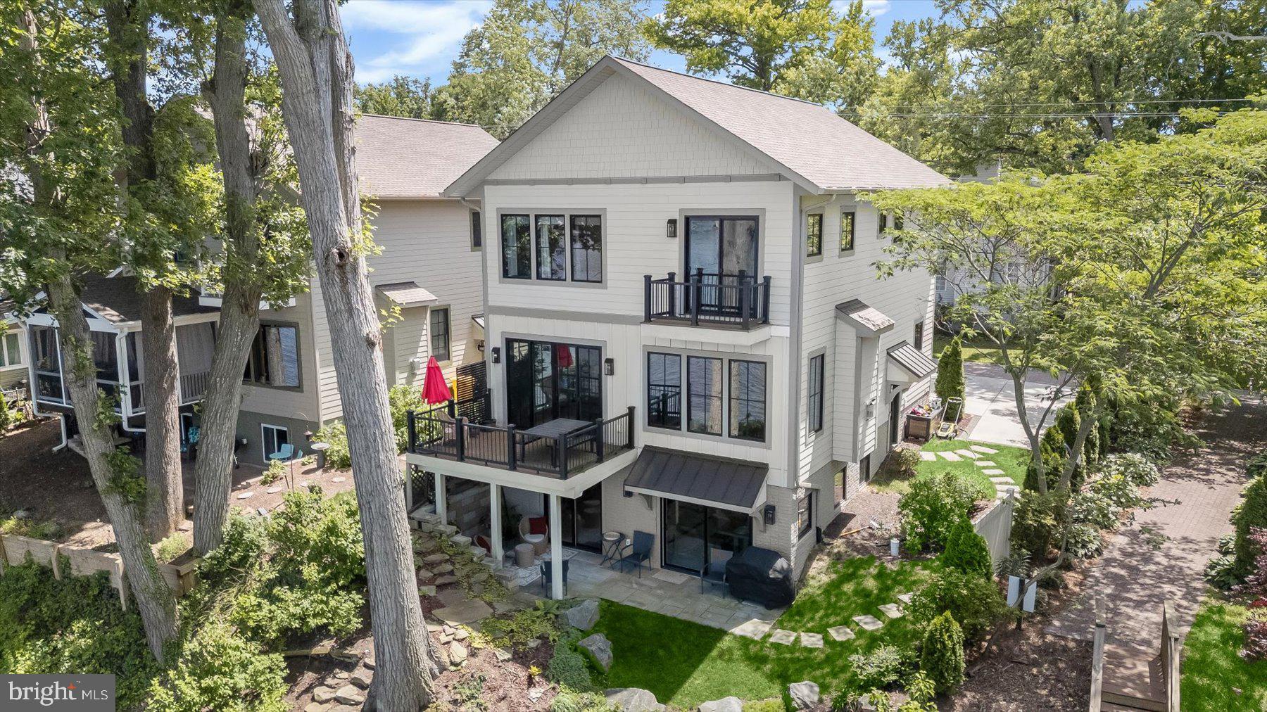 Custom-Built Waterfront with Panoramic South River Views