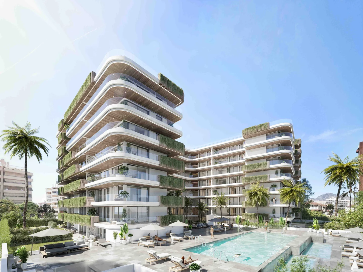 Exclusive residential complex next to the beach