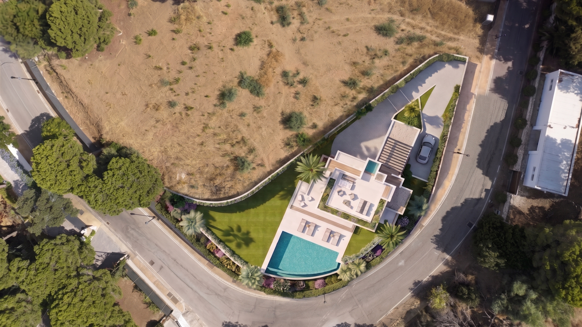 Brand-New Contemporary Villa with Panoramic Sea & Mountain Views in Elviria