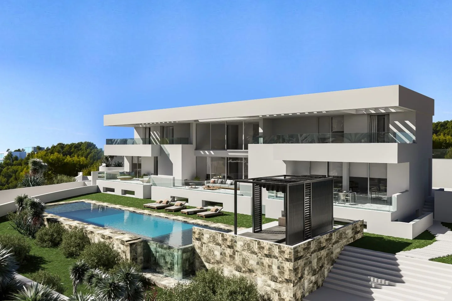 El Paraiso Alto: Proyecto de villa moderna con vistas al golf y al mar