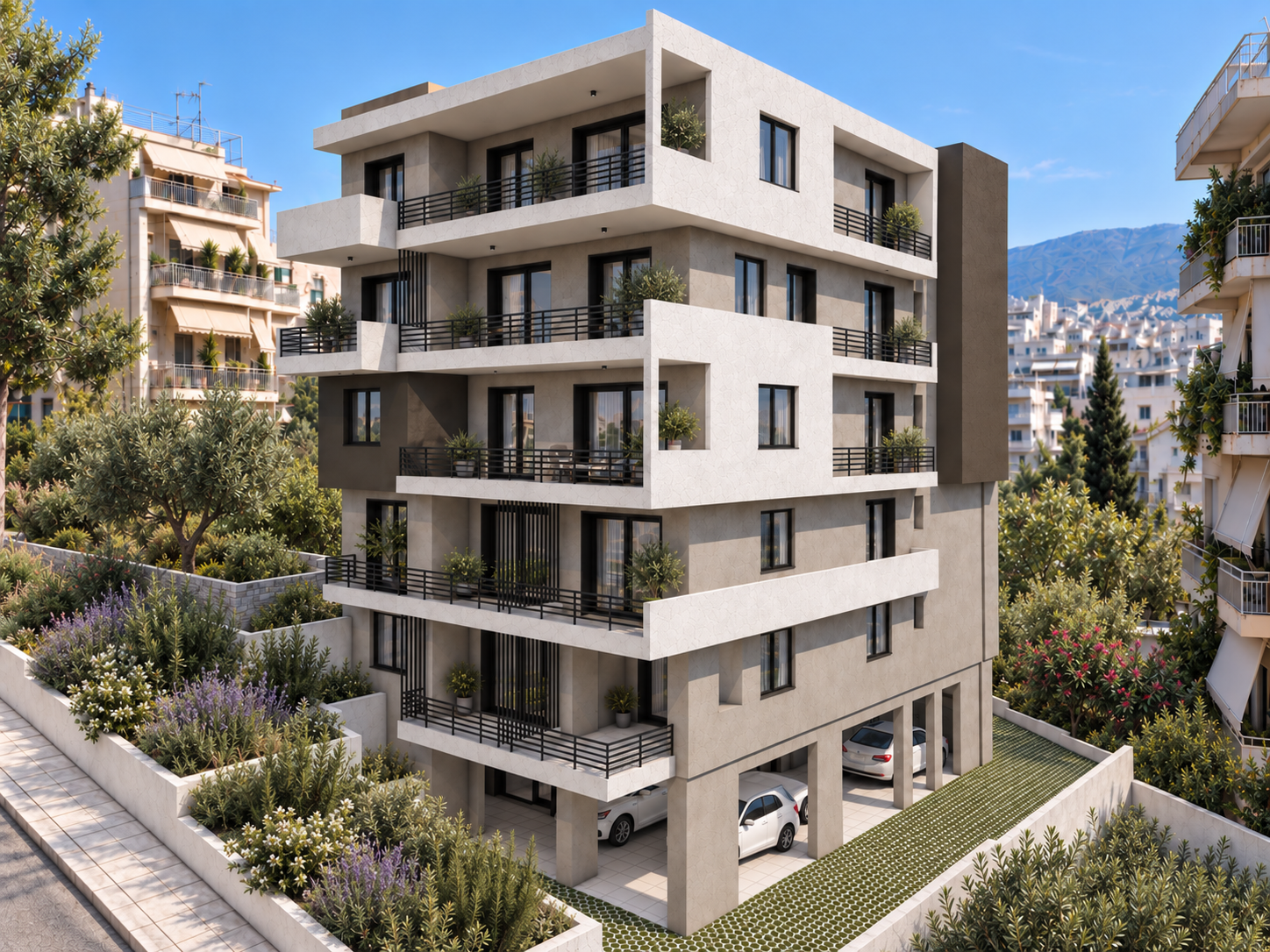 Newly built 64 sq m apartment in Kavala center