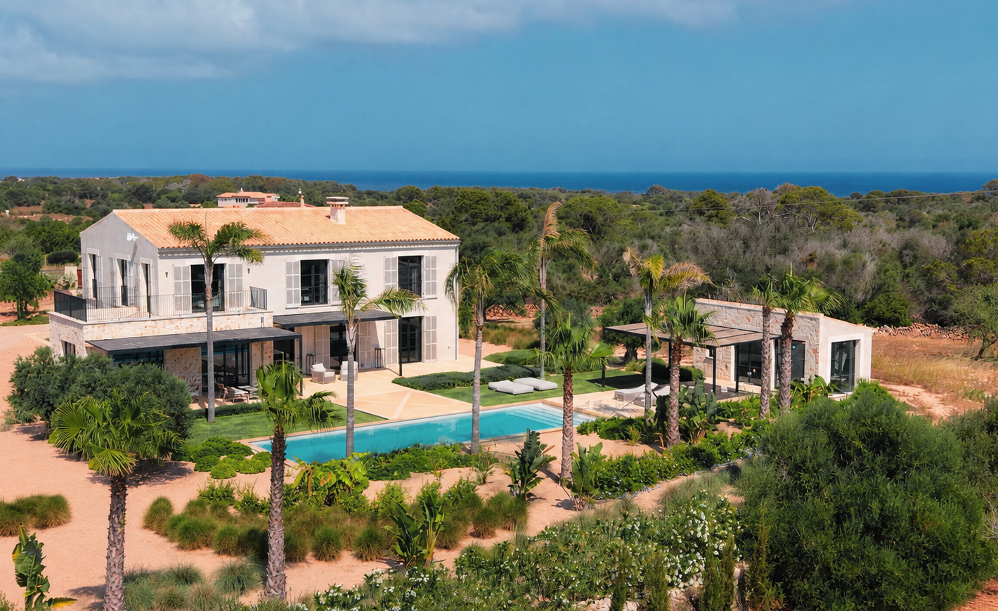 Spacious new build finca near Porto Colom