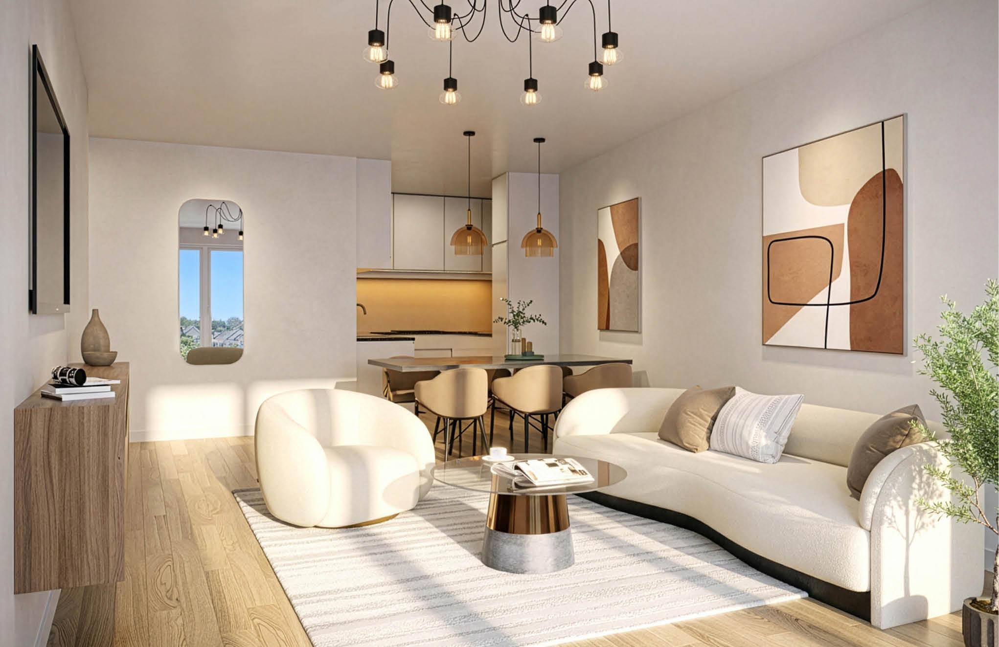 BLOSSOM – moderner, stadtnaher Neubau, 2-Zimmer-Wohnung mit Balkon