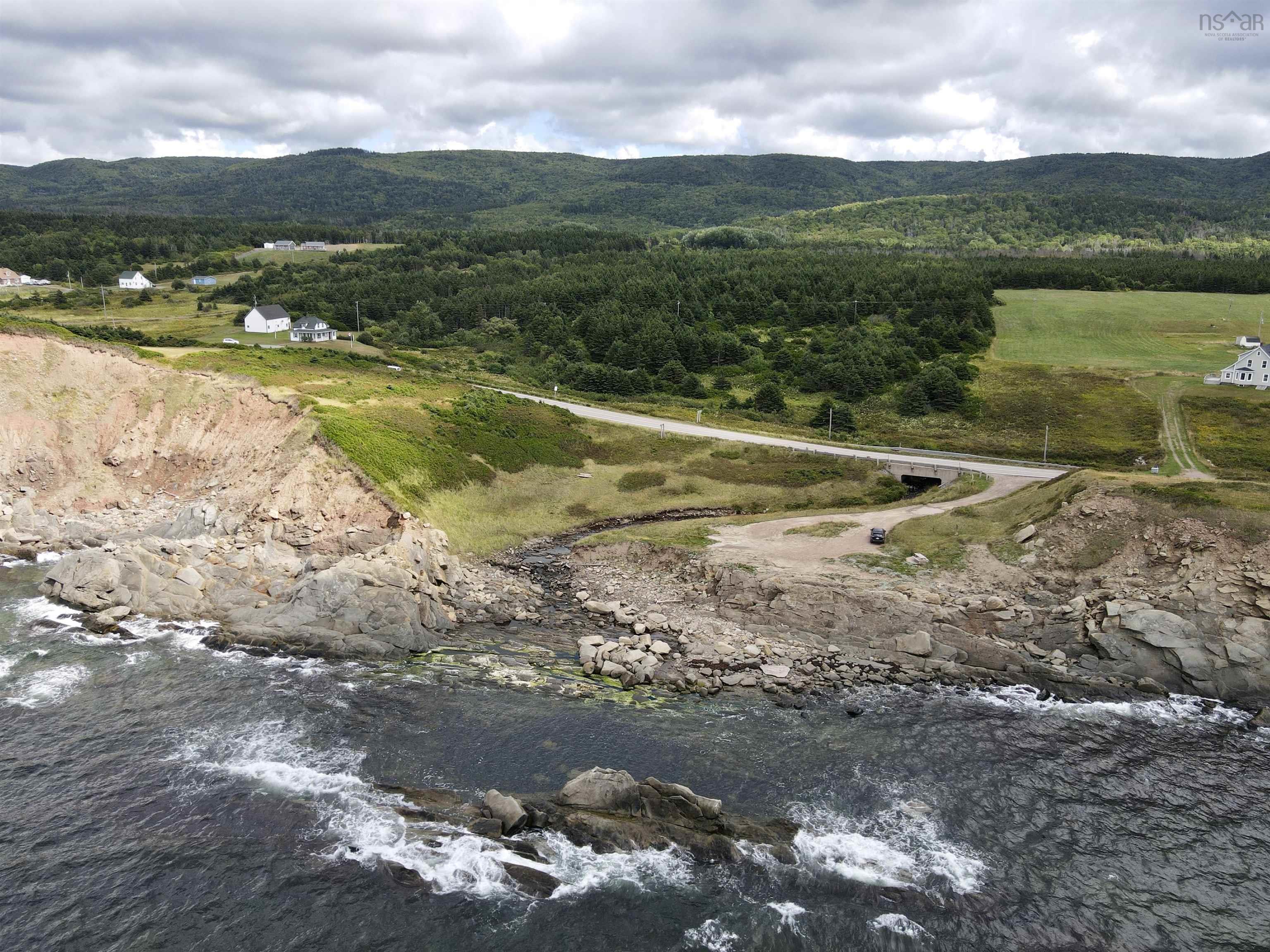 47-Acre Cabot Trail Lot: Ocean Views & Brook