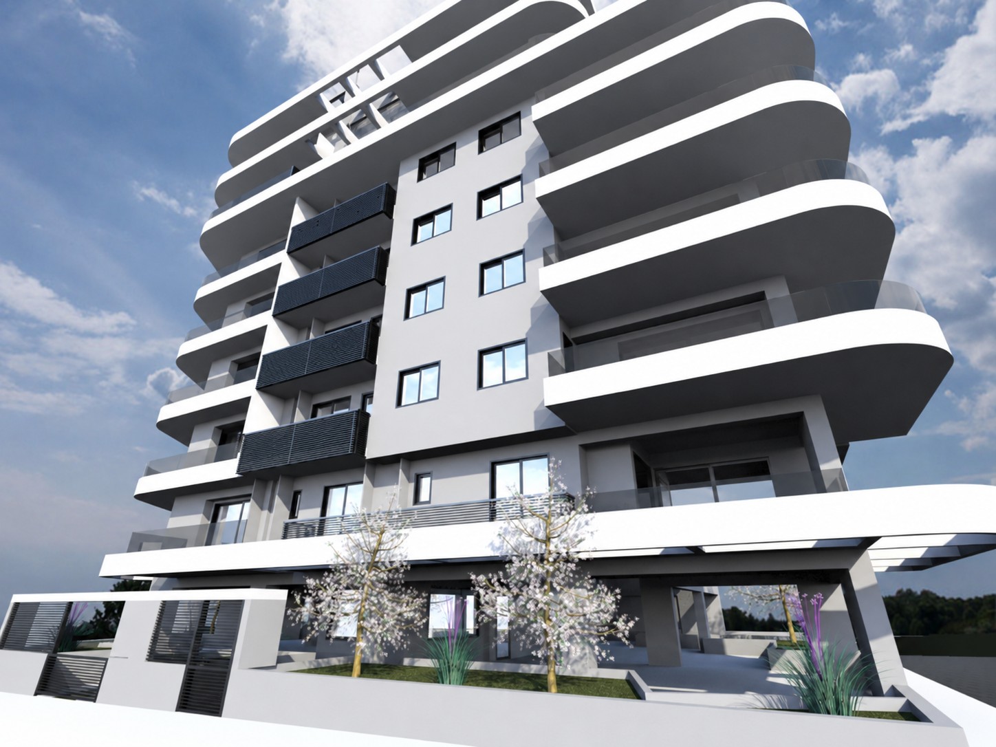 Newly built 120 sq.m. apartment on the 2nd floor