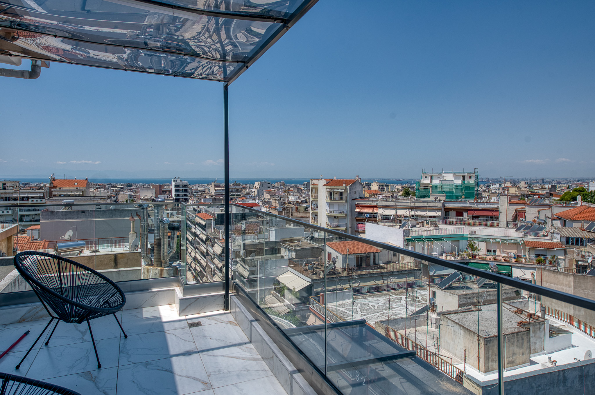 7th floor dublex in Toumpa with stunning view