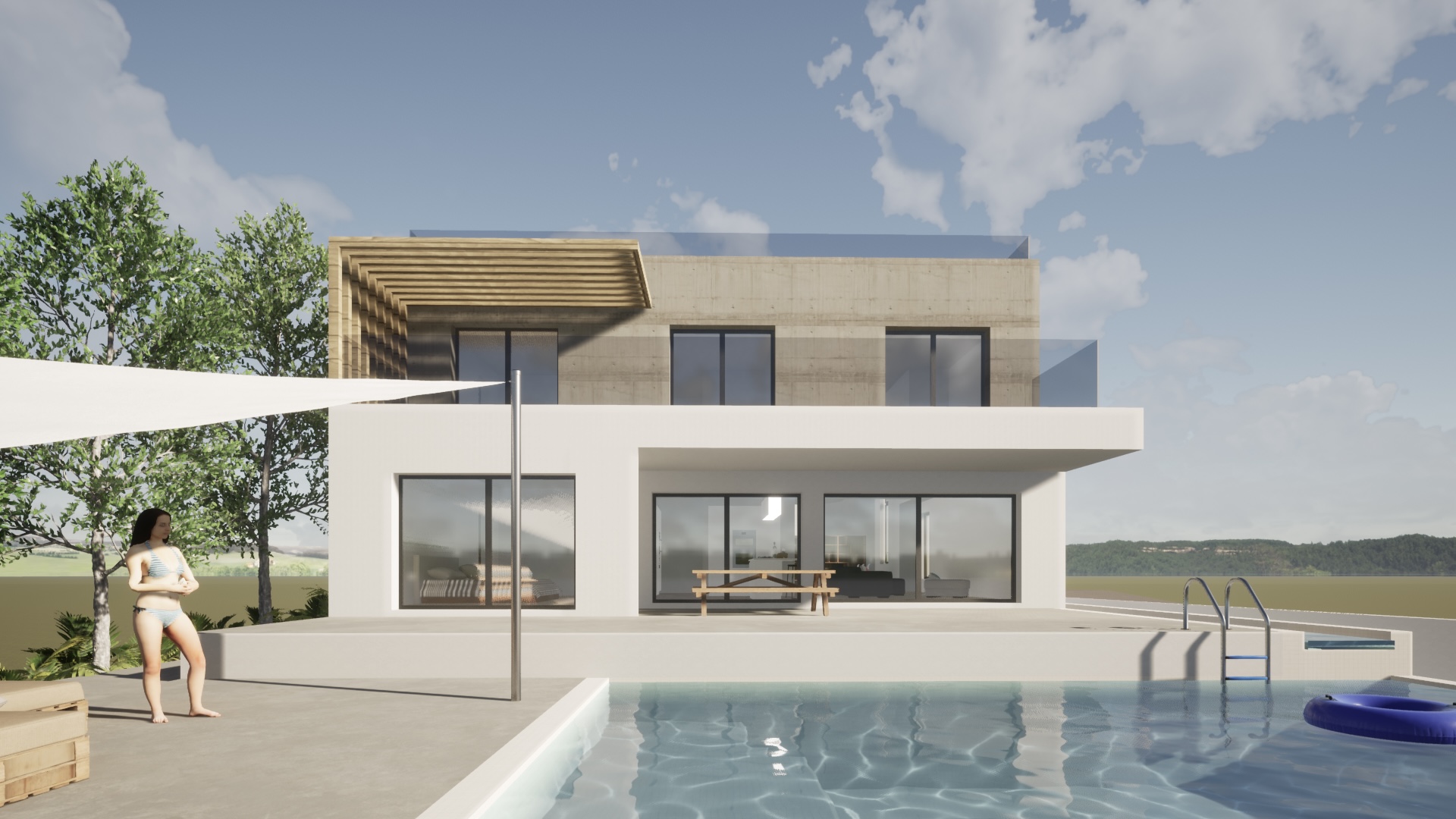 Baugrundstück mit Villenprojekt nahe Altura, Algarve
