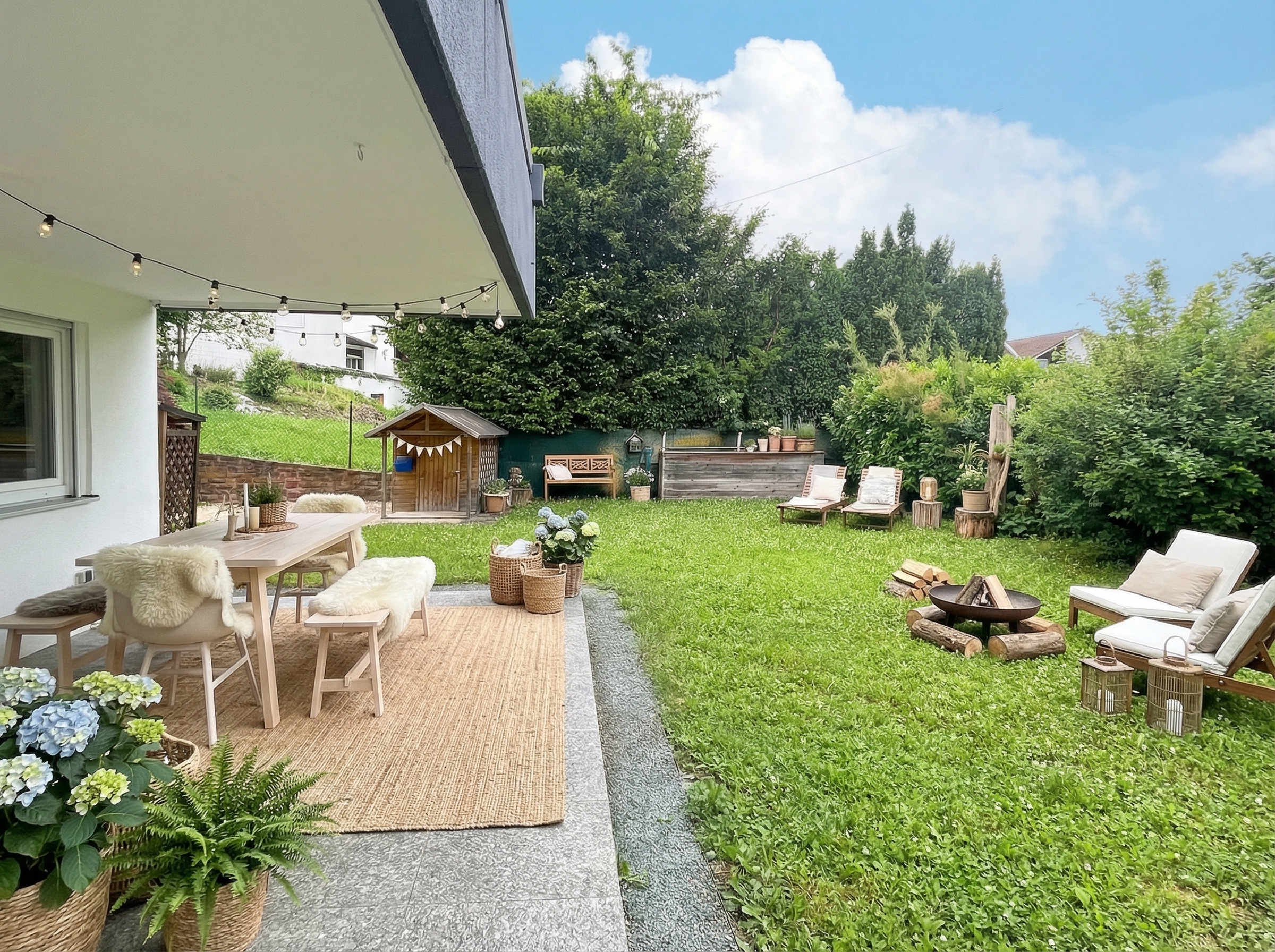 Gepflegtes Einfamilienhaus mit großem Garten. Einfach direkt einziehen!
