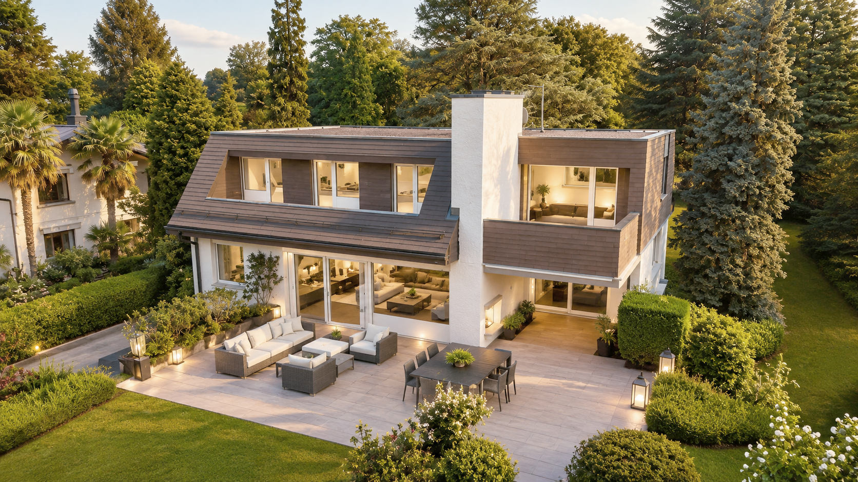 Villa d’exception rénovée avec vue lac à Corsier