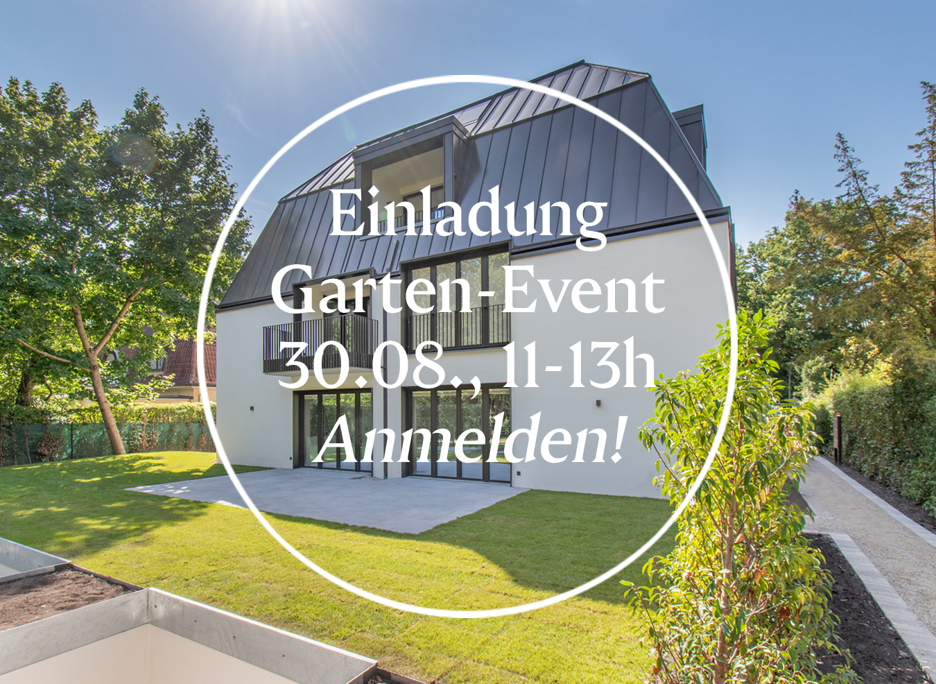 GARTEN-EVENT AM 30.08. * Baron-Voght-Straße 140 - Wohnen im Grünen