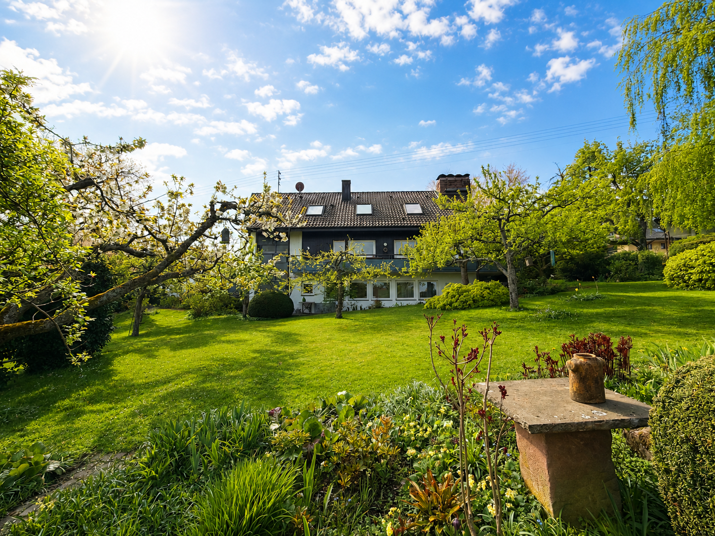 Exklusive, freistehende Mid-Century Villa mit Blick in die Oberrheinische Tiefebene