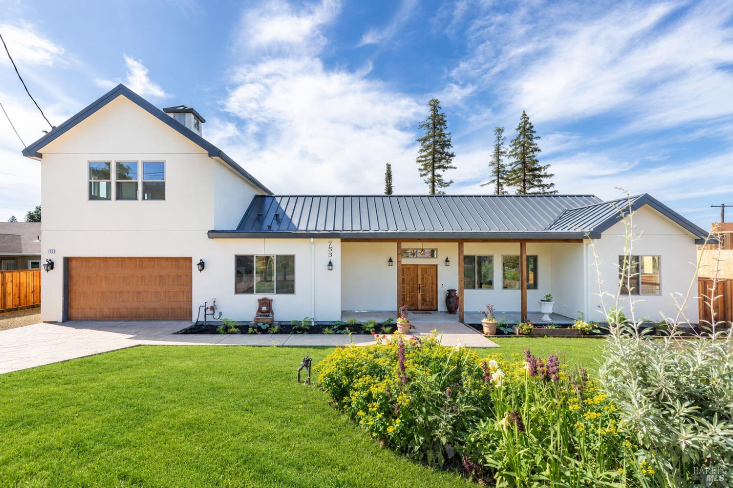 Newly Constructed Contemporary Farmhouse
