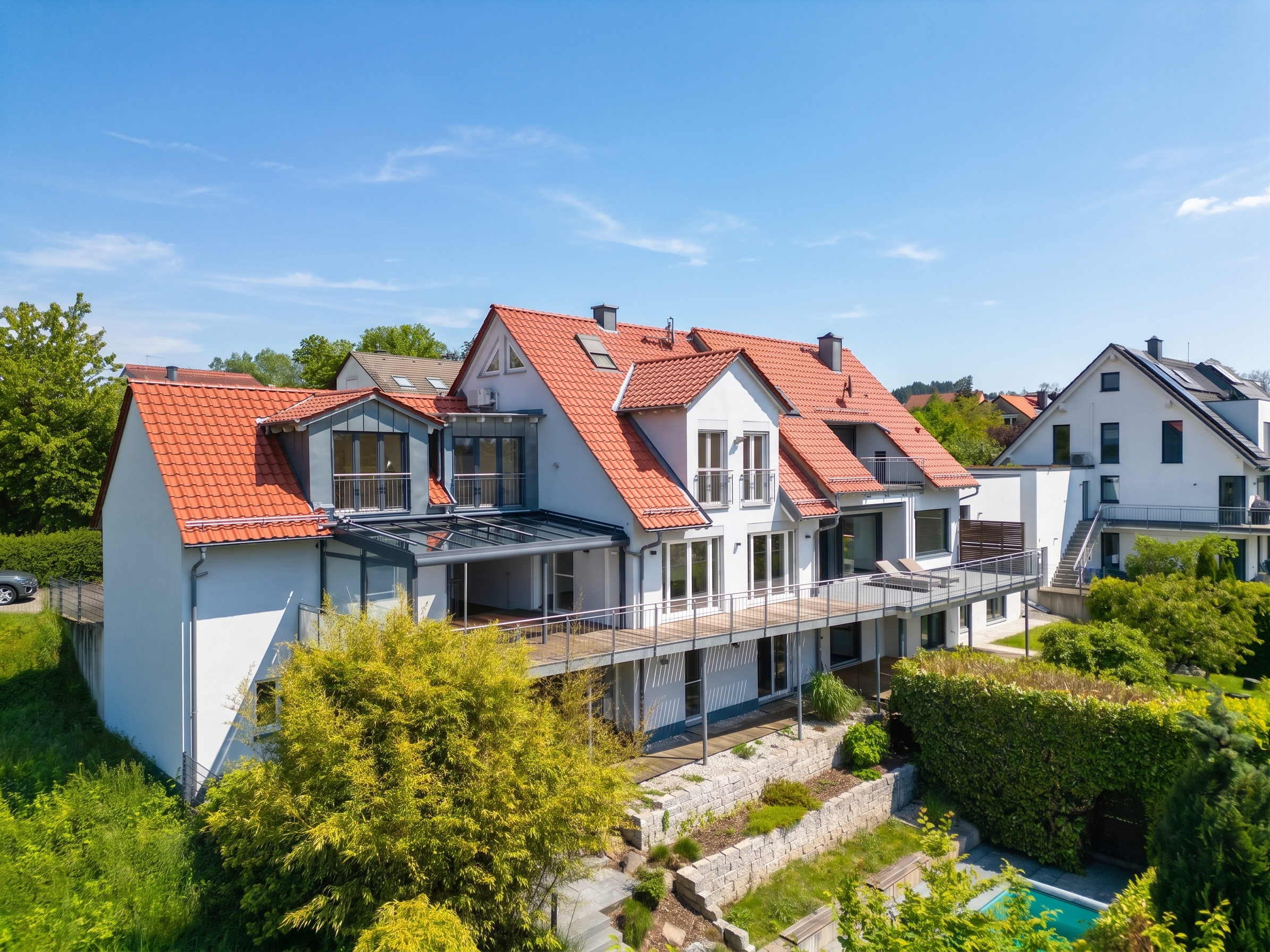 Modern Living - Niveauvolles Anwesen mit Panorama View