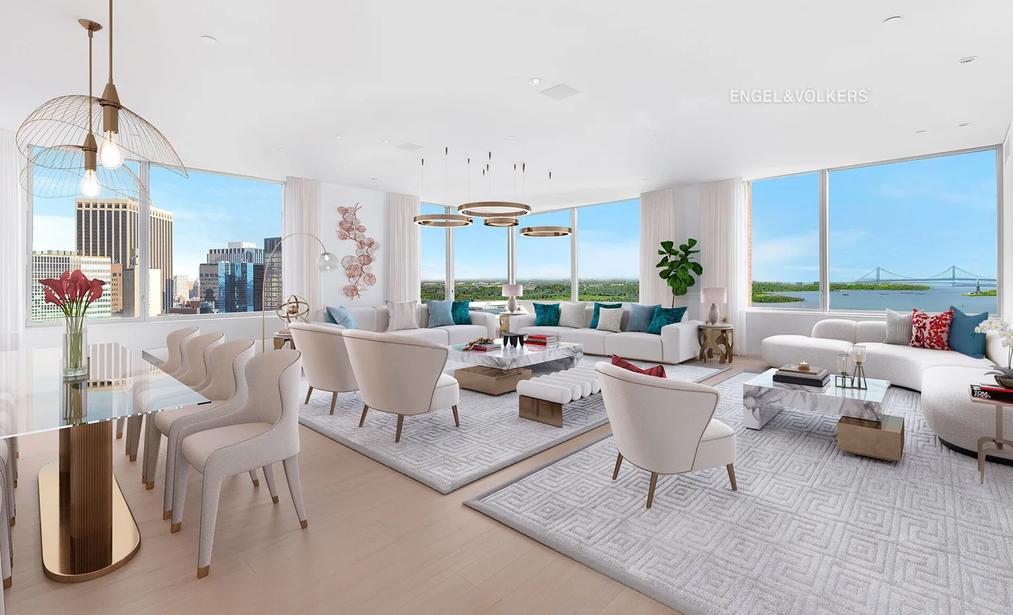 Luxury Battery Park Duplex Condo with Spectacular Views