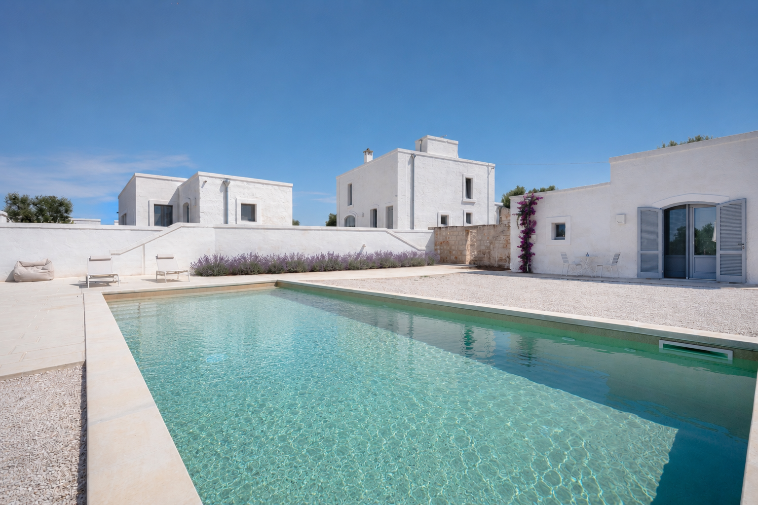 Renovated masseria with pool, citrus grove and sea view in Fasano