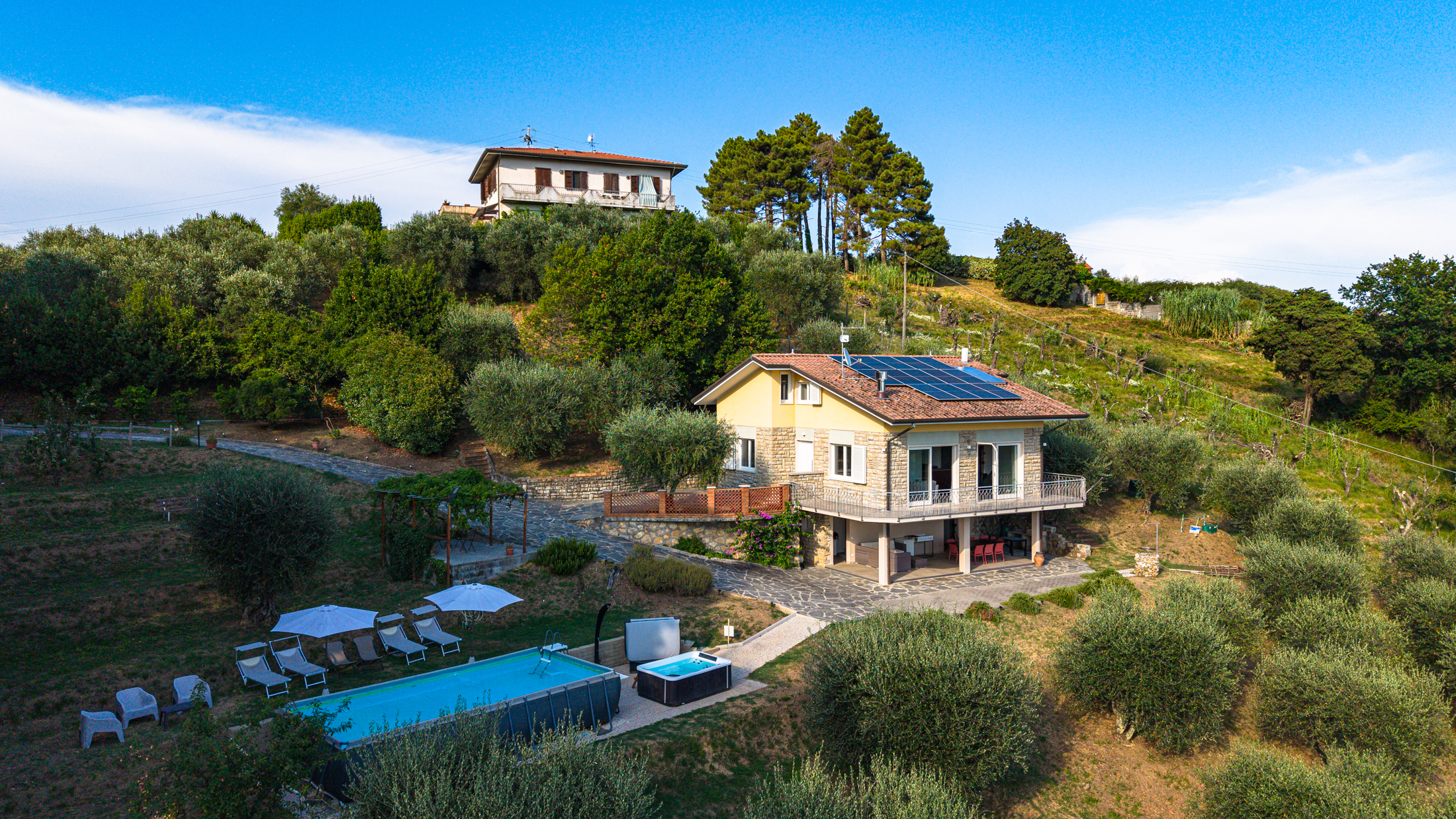 Renovierte Villa mit Panoramablick