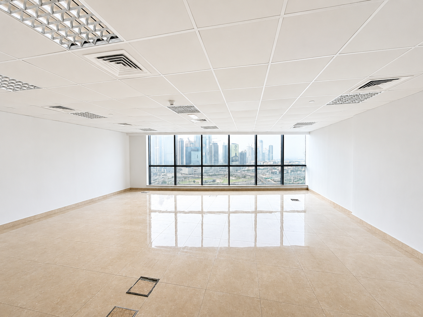 Grade A | Fitted Open Space | Marina & SZR View