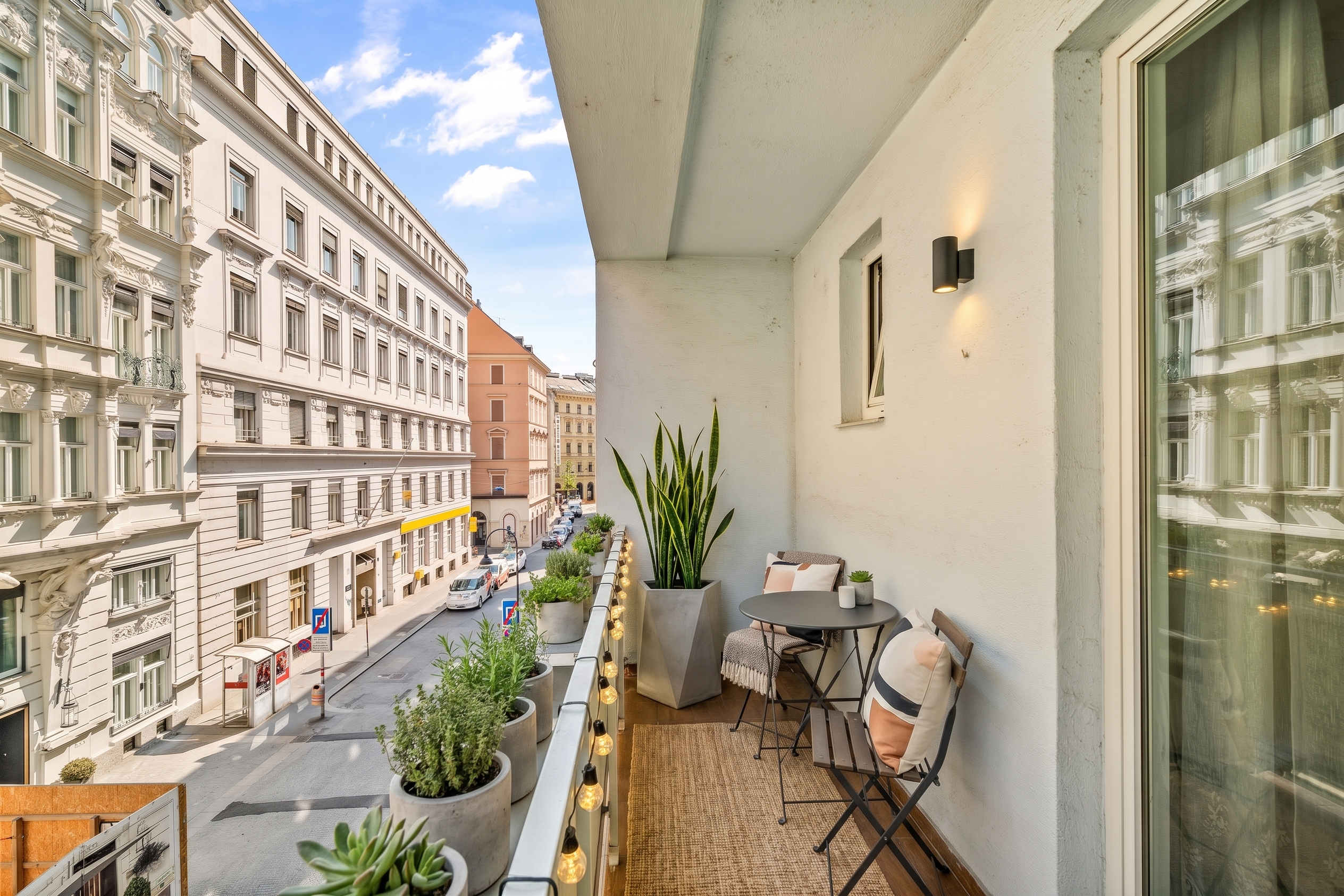 Charming City-Center Apartment with Balcony [AI-modified]