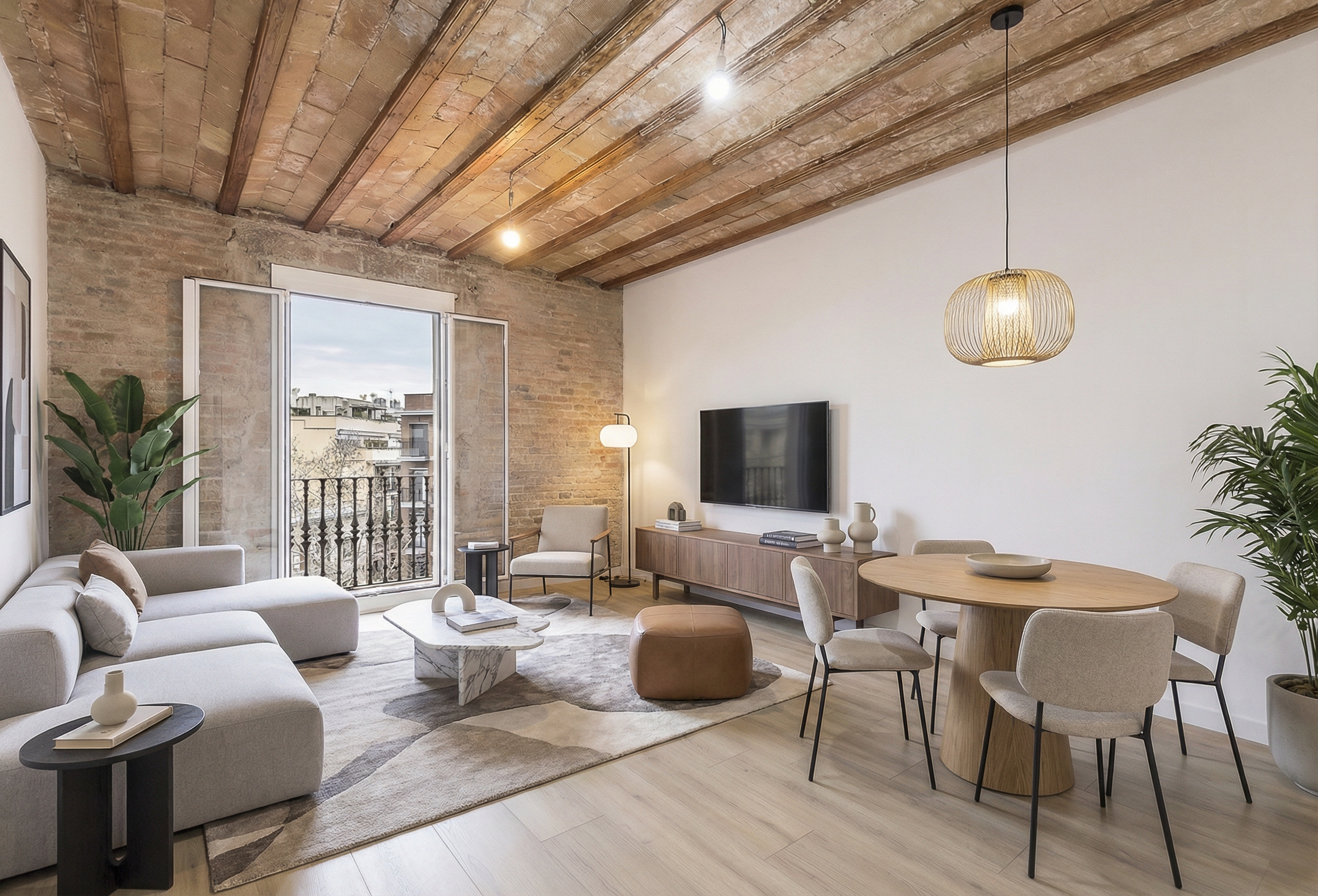 Experimenta l'elegància incomparable: un luxós apartament de 2 dormitoris a Barcelona, a Sant Antoni.