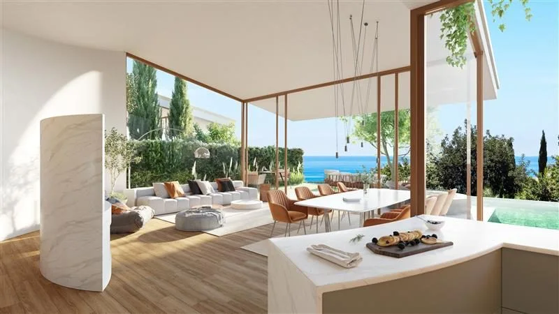 Exclusiva villa de diseño con maravillosas vistas al mar