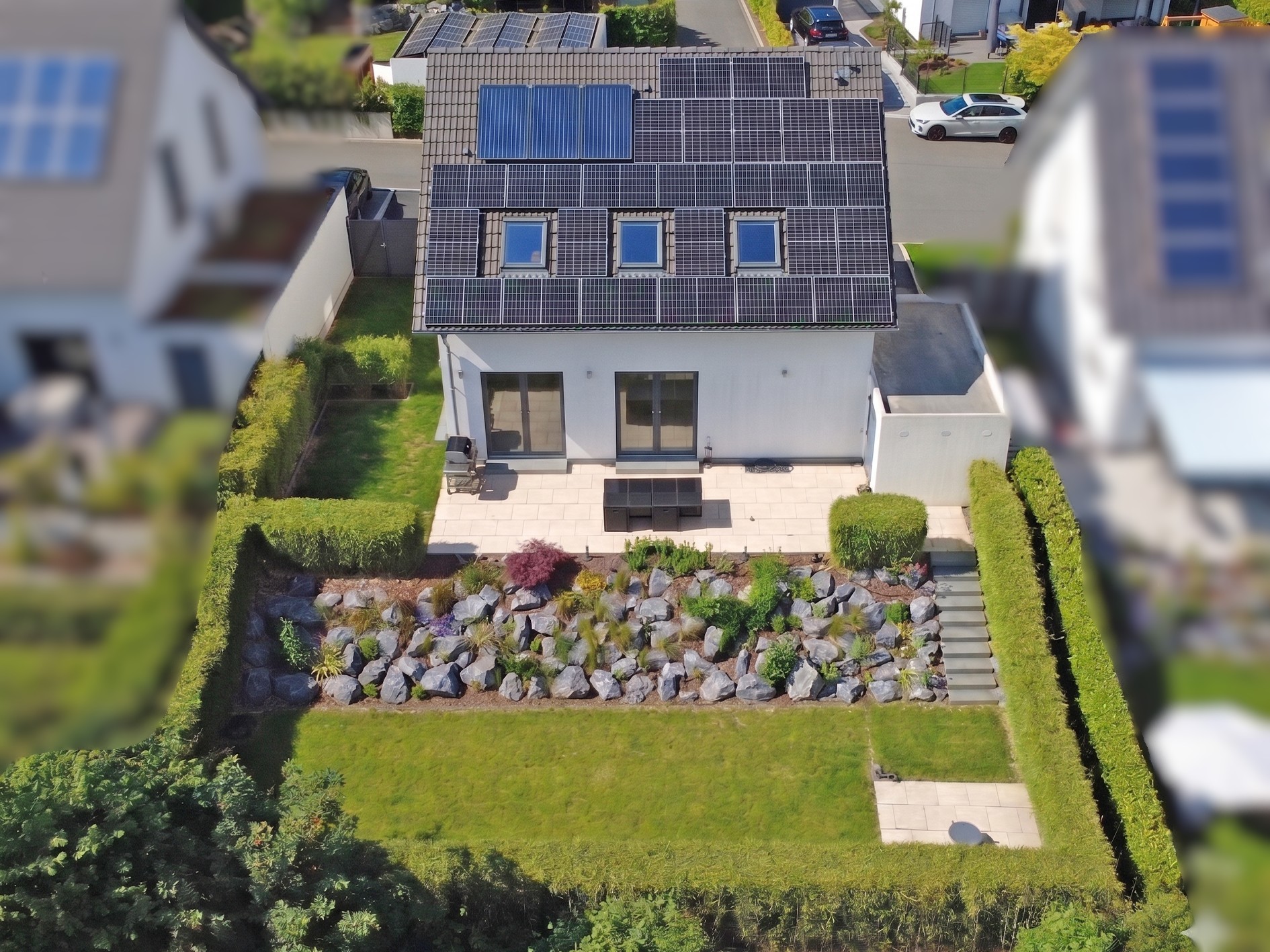 Modernes Einfamilienhaus mit Energieklasse A in grüner Wohnlage
