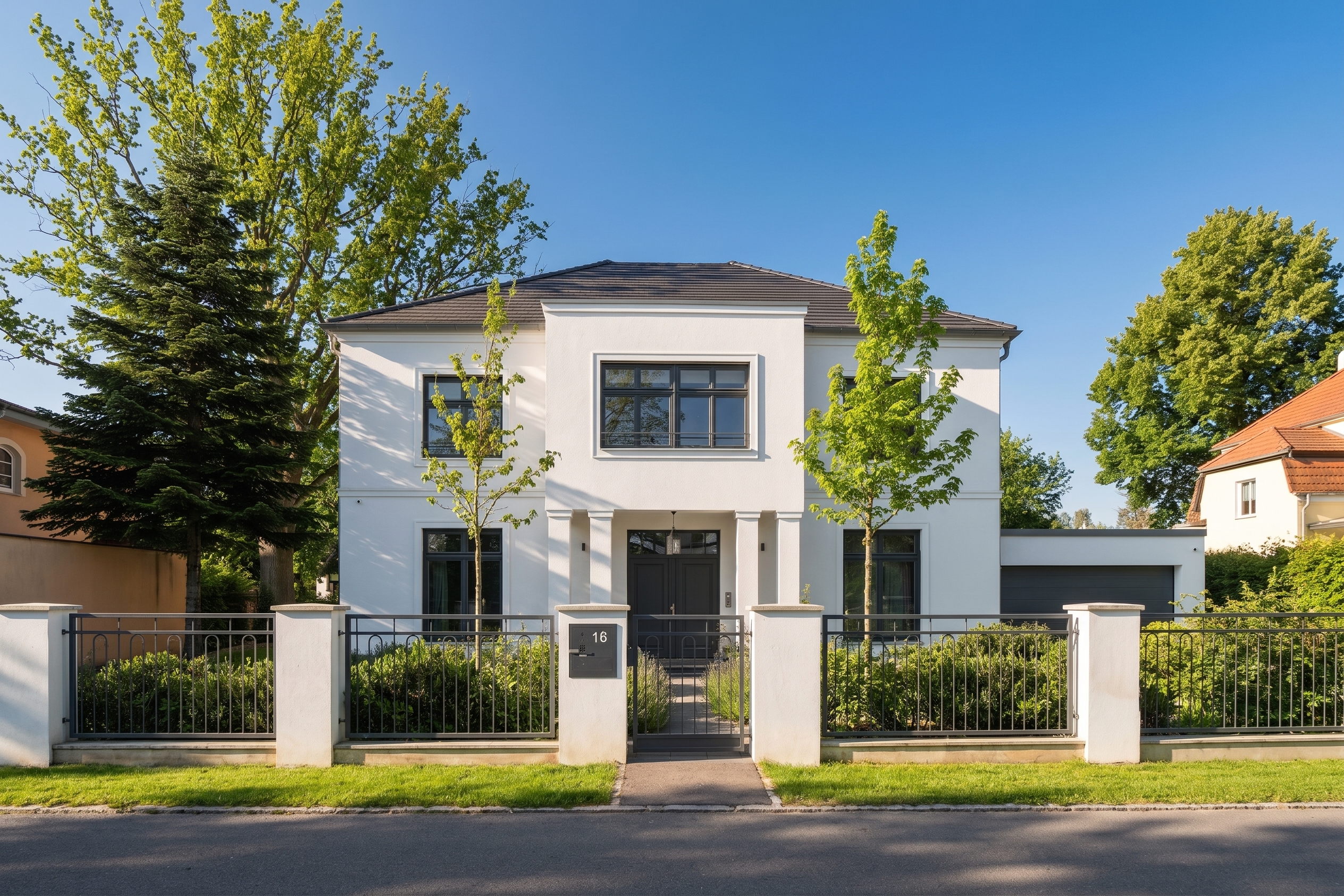 Elegant family residence with a luxurious ambiance [AI-modified]