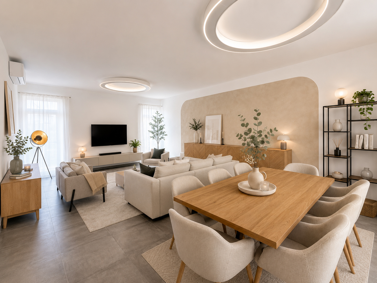 Exklusive Maisonettewohnung mit großzügiger Dachterrasse, Balkon und drei Garagen [KI-modifiziert]