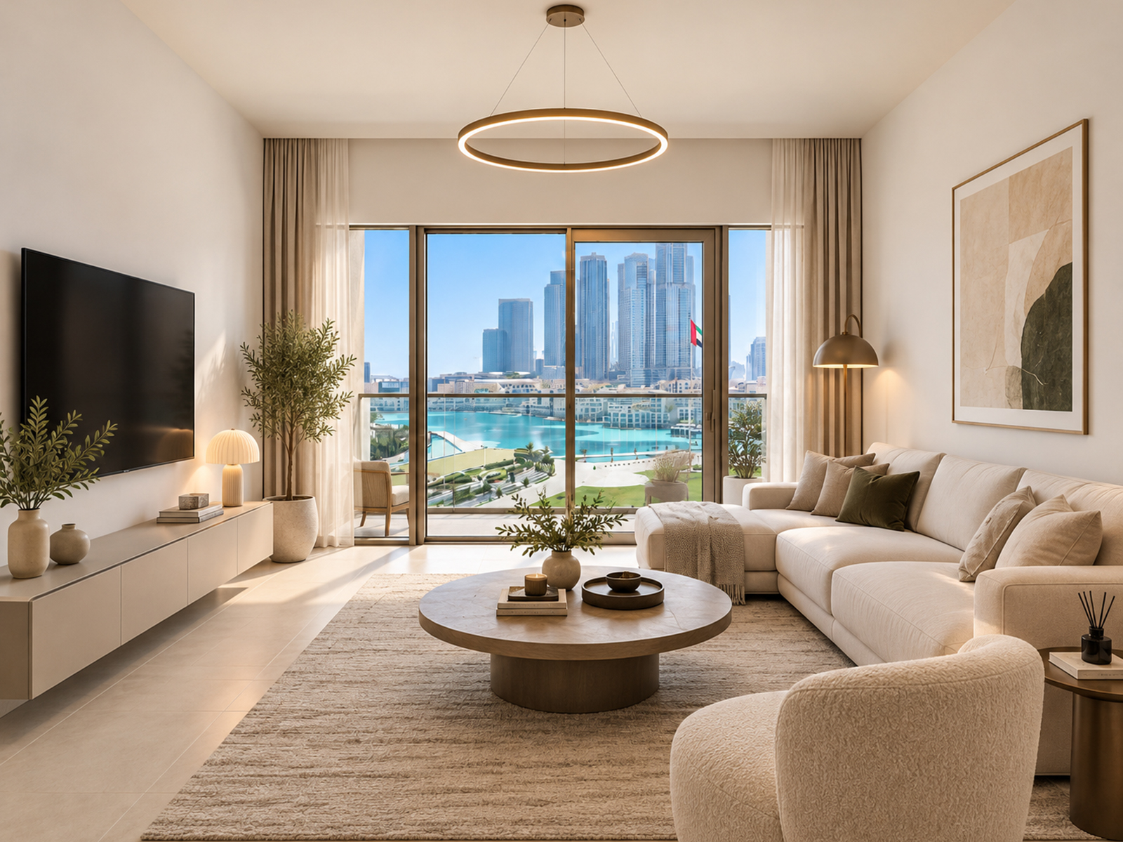 Burj & Fountain Views | Luxury Living