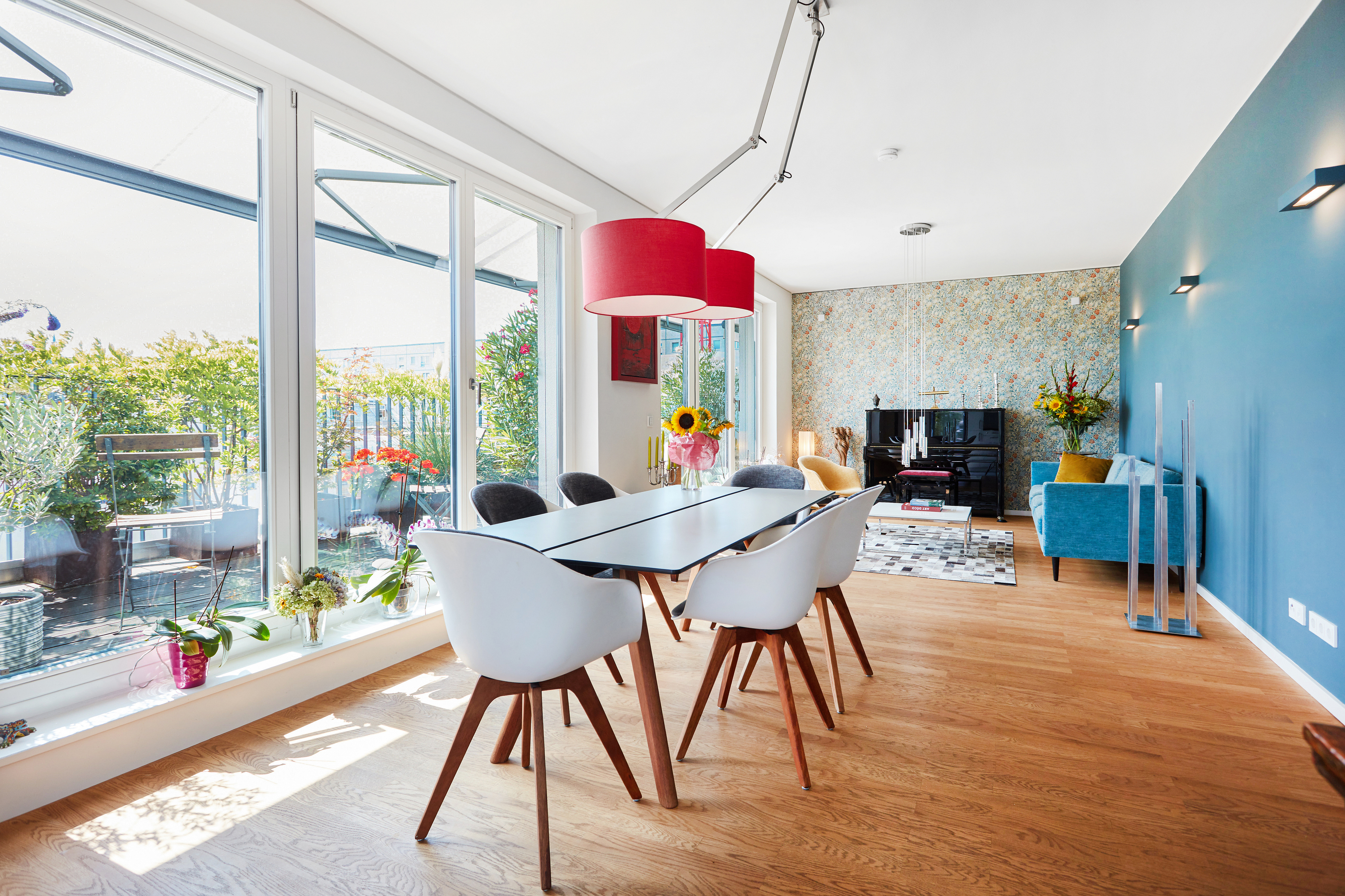 Skyline-Residenz: Penthouse mit privatem Dachgarten