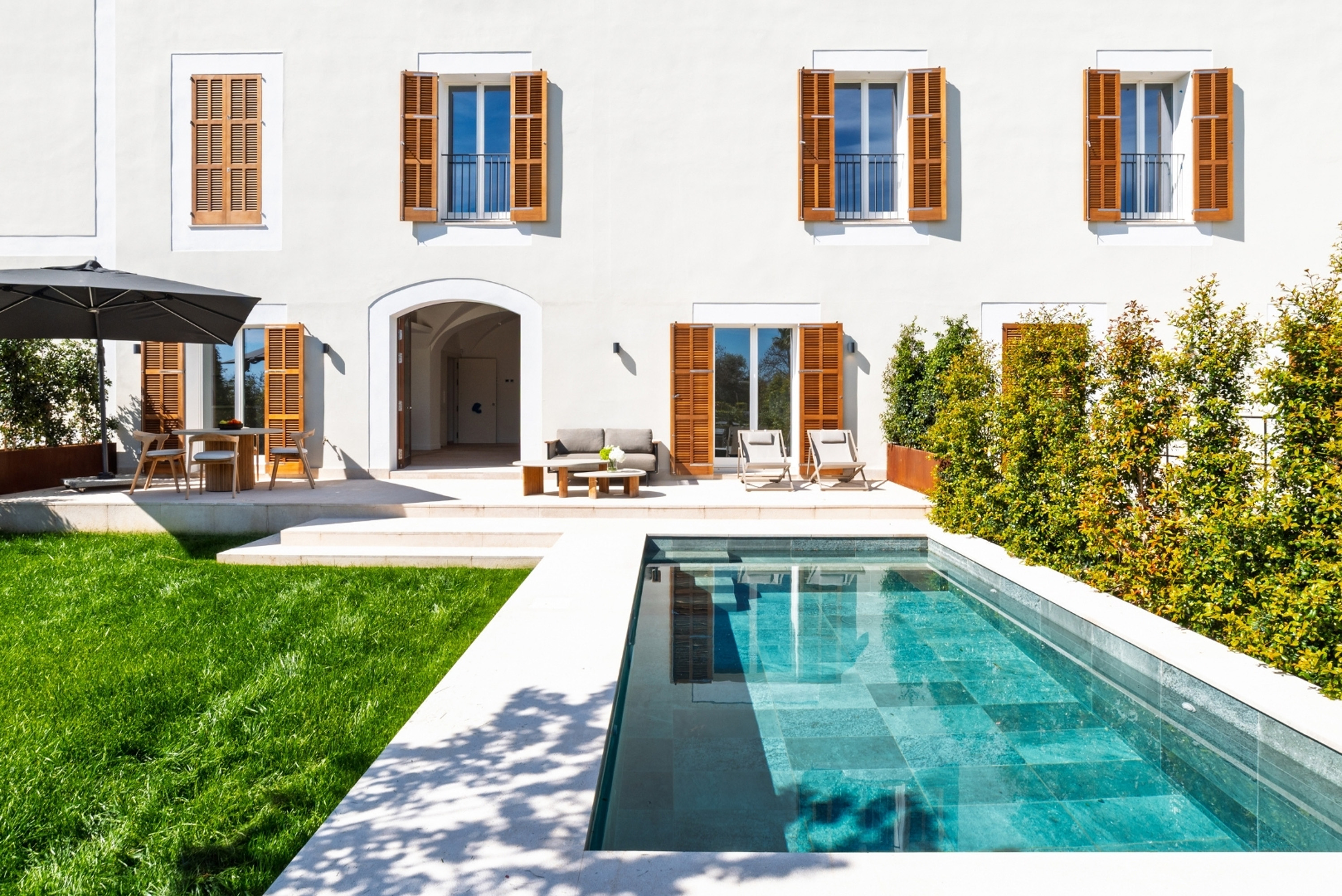 Spacious duplex apartment with private pool in the historic Mallorcan estate of Son Xigala