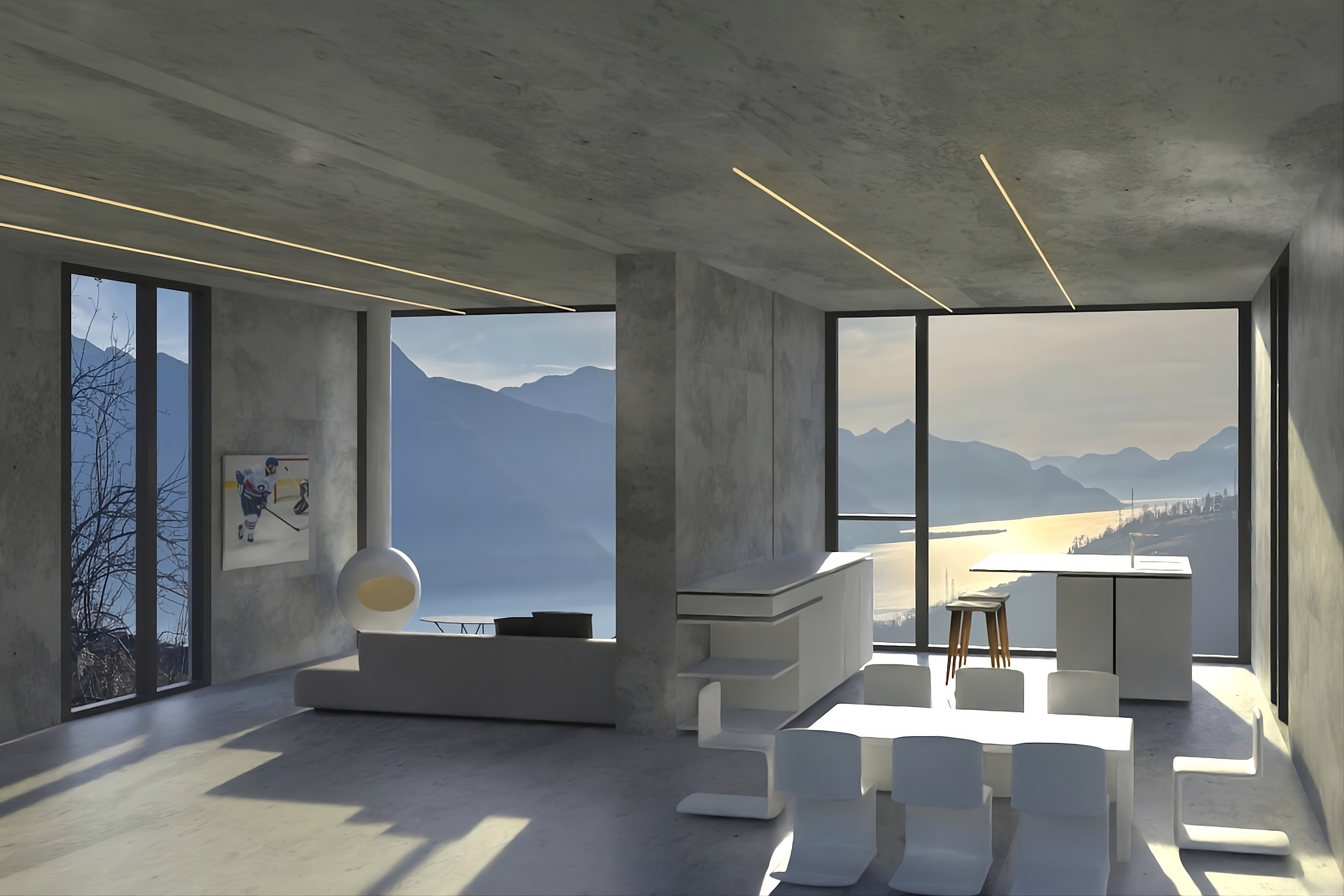 Exklusive Villa mit Infinity-Pool und Seeblick