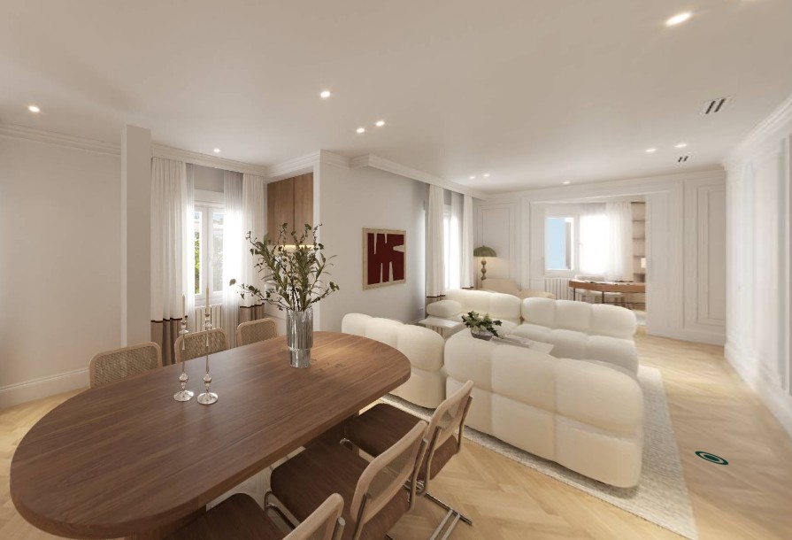 Esquinazo de ensueño en Recoletos: luz, vistas abiertas y lujo en cada detalle.