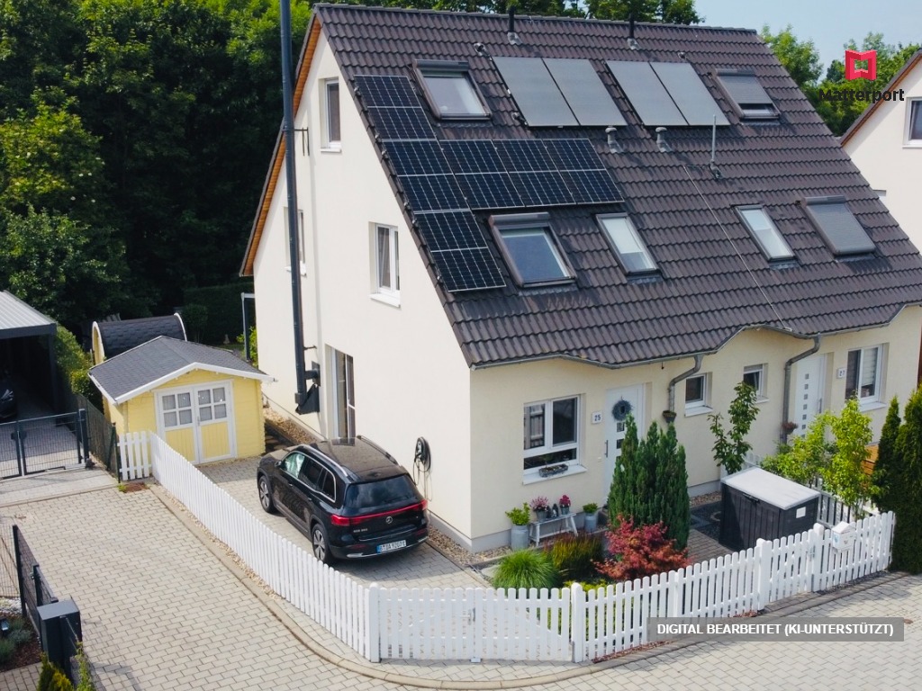 Kamin, Westterrasse und die schönere Hälfte