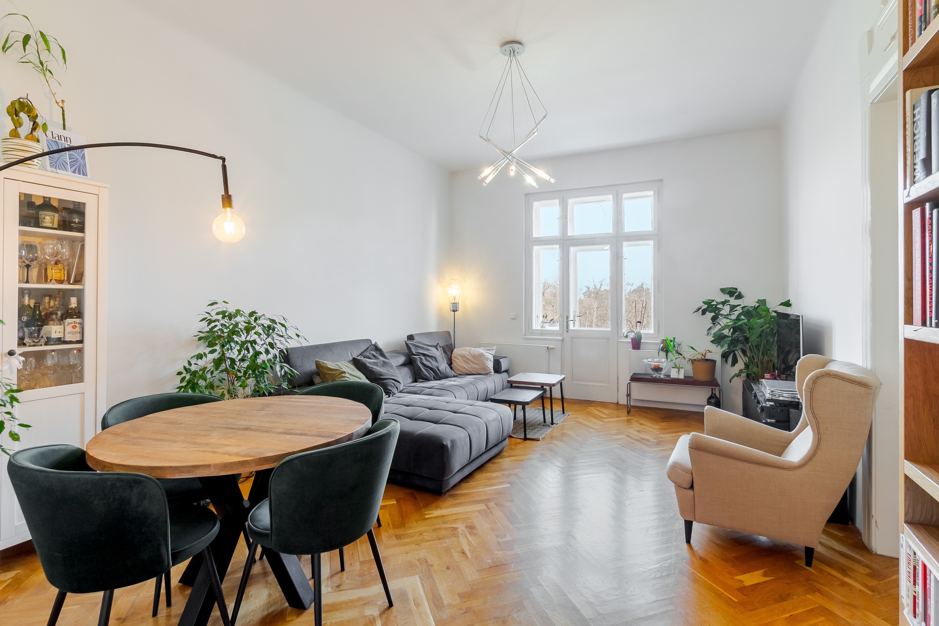 Sale of apartment 4+kt with a balcony and a view of Riegrovy Sady
