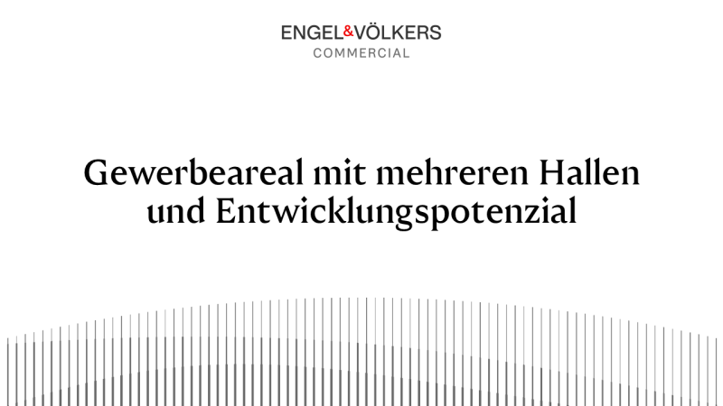 Gewerbeareal mit mehreren Hallen und Entwicklungspotenzial
