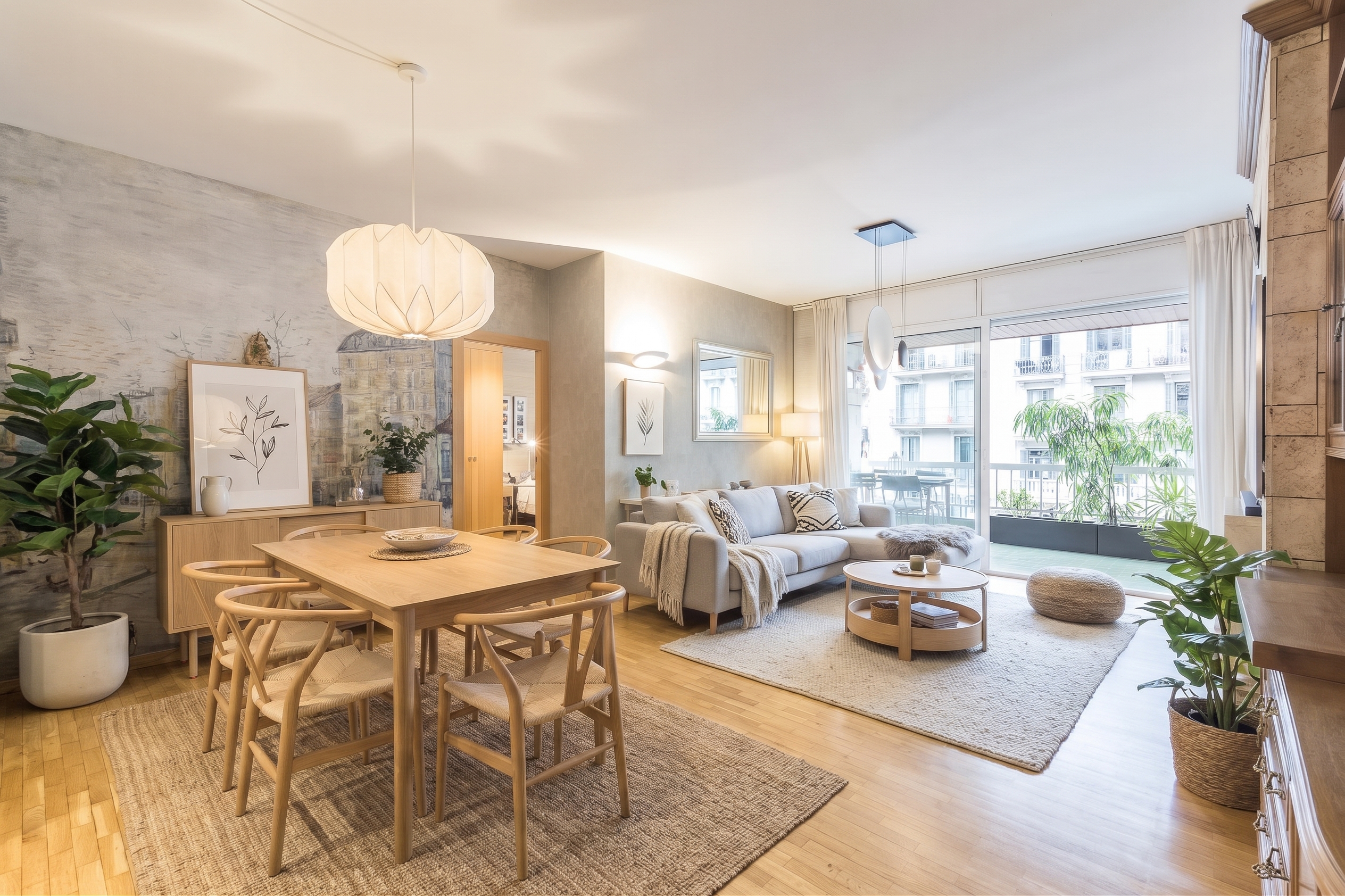 Wonderful family apartment with four bedrooms, terrace and optional parking [AI-modified]