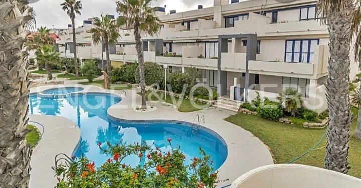 Nice newly renovated  beachfront apartment with sea view