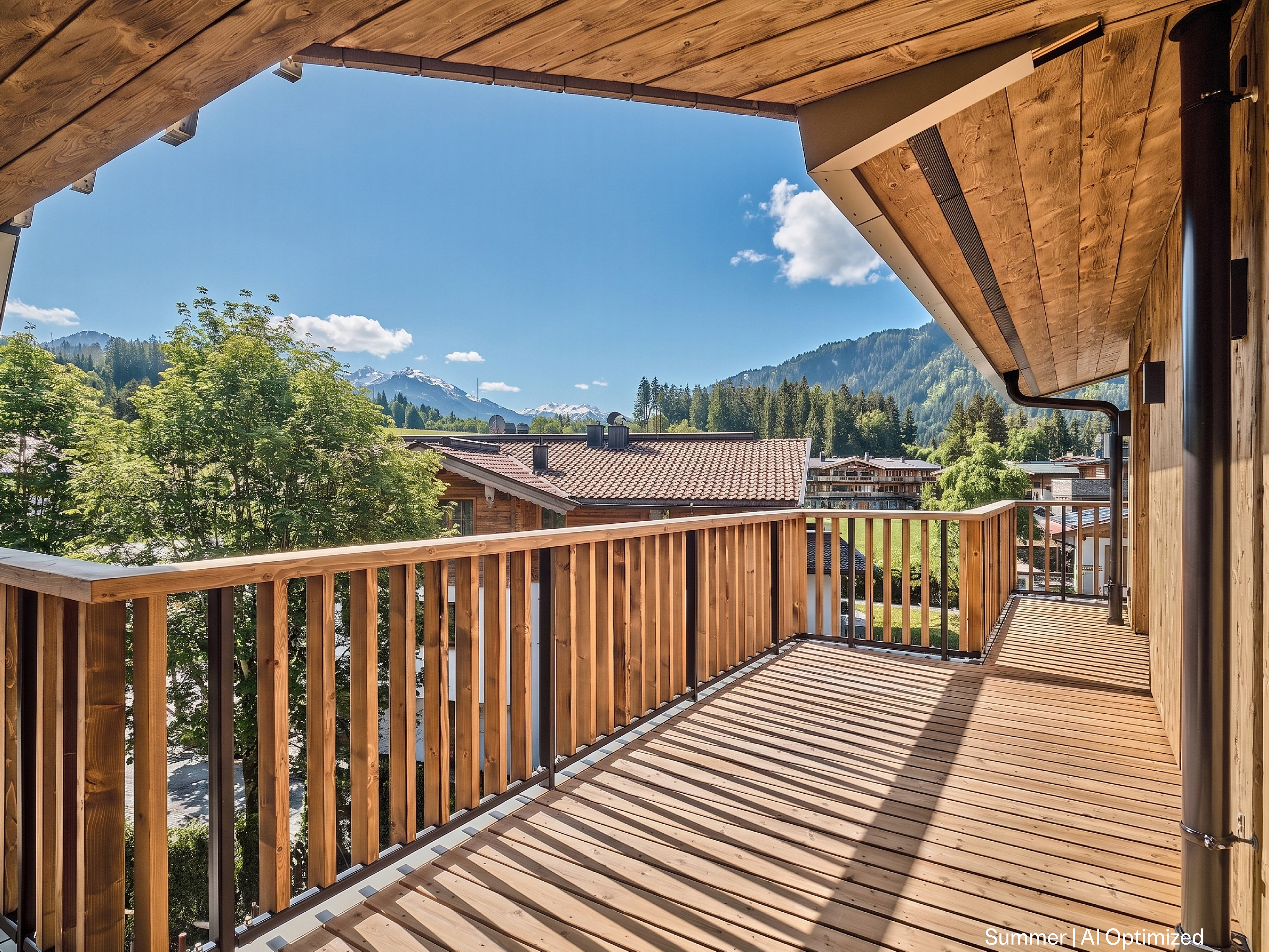 New-build apartments at the foot of the Bichlalm