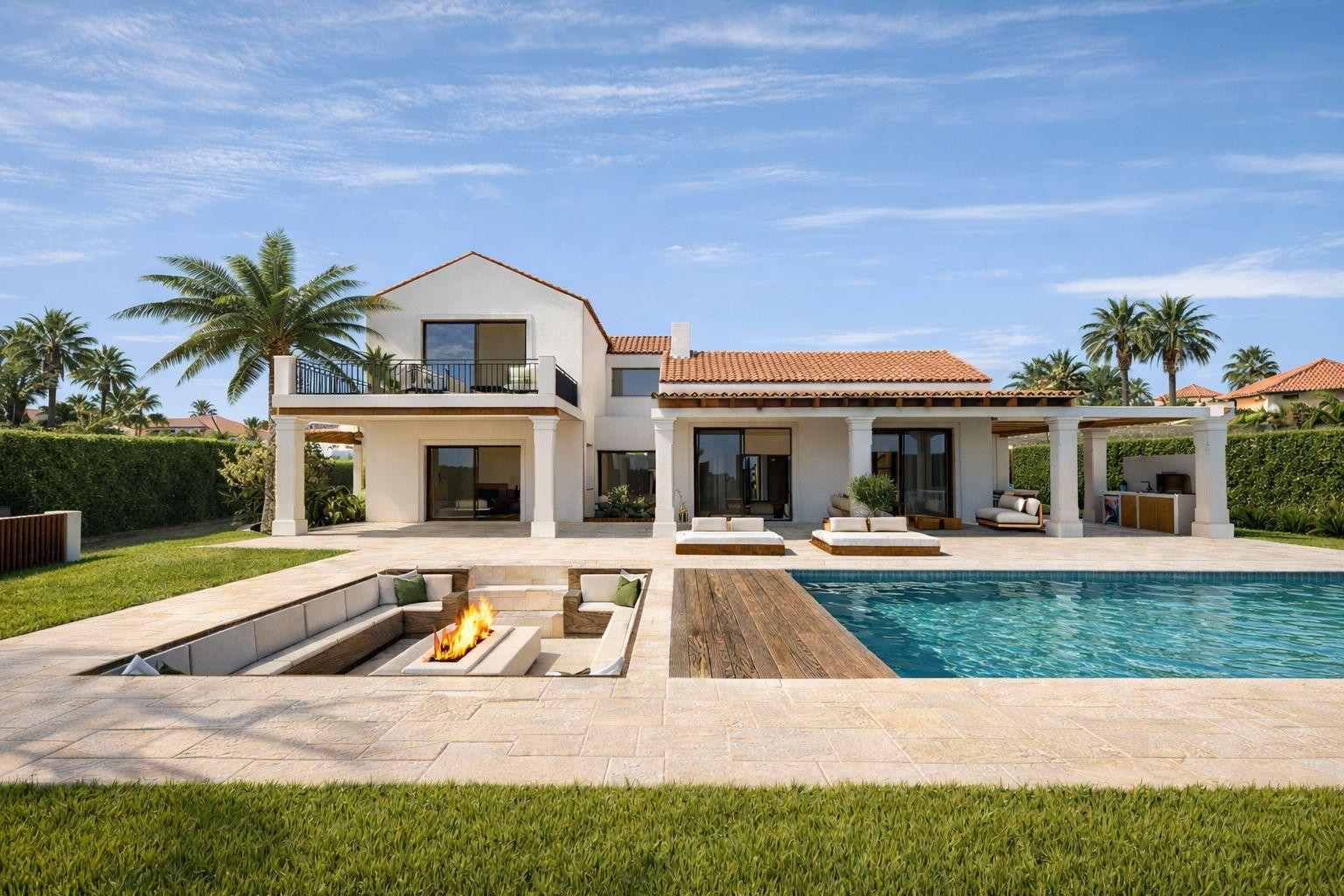 Elegant Andalusian Villa with Modern Interiors and Sea Views in El Rosario