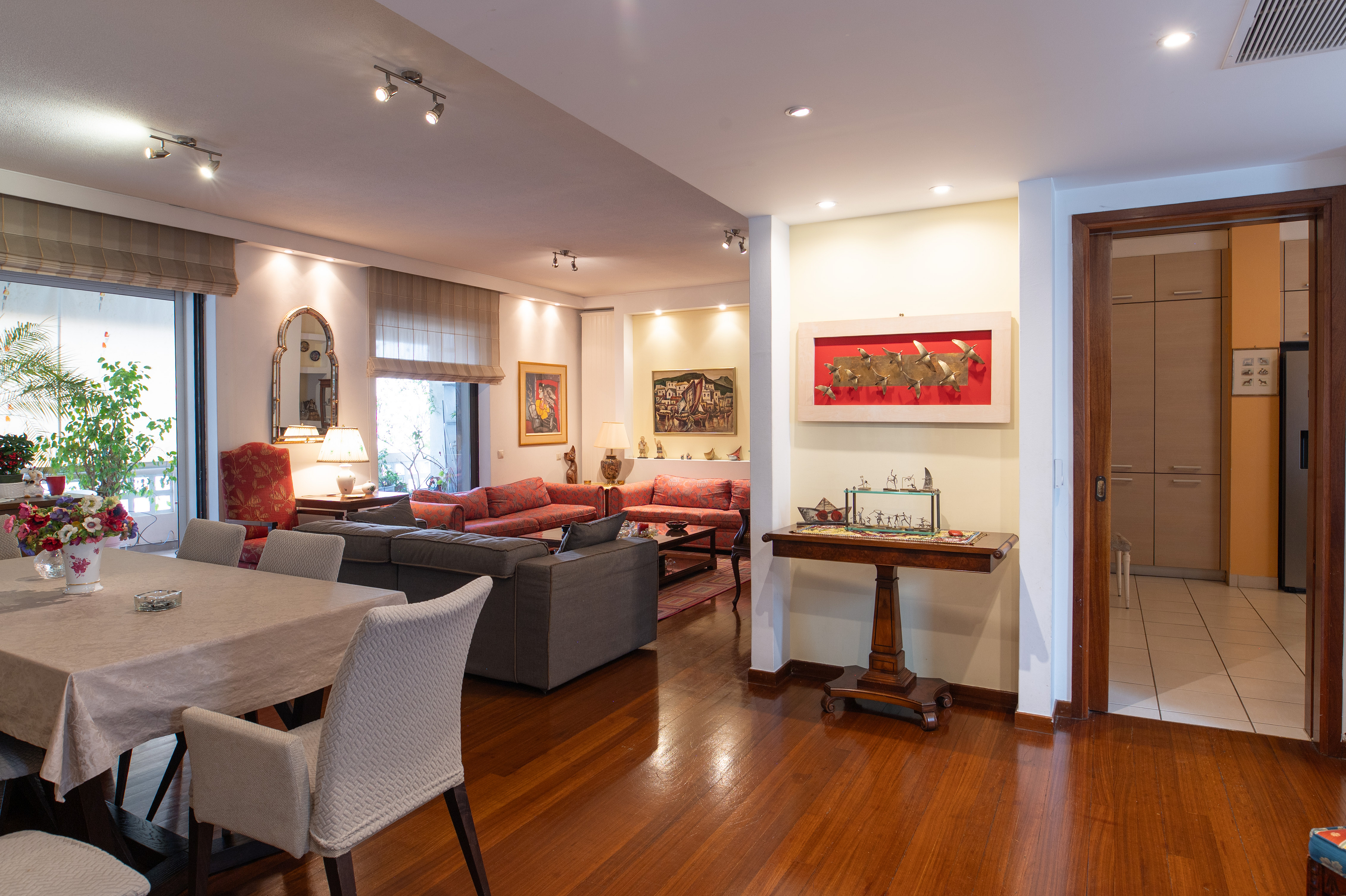 Three-story maisonette with private rooftop terrace in Kypseli