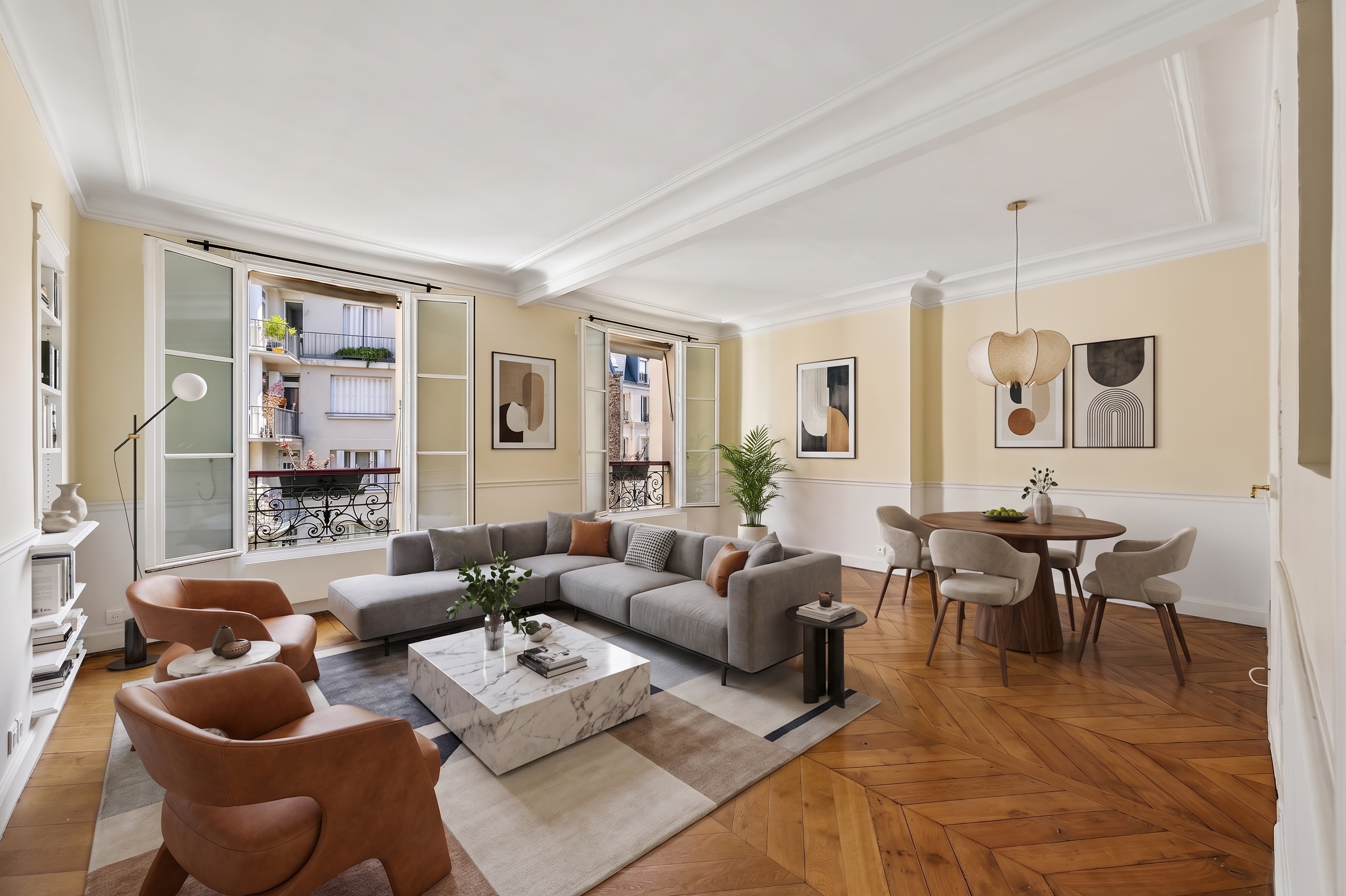 Paris 7 – Rue Cler - Pied-à-terre [AI-modified]