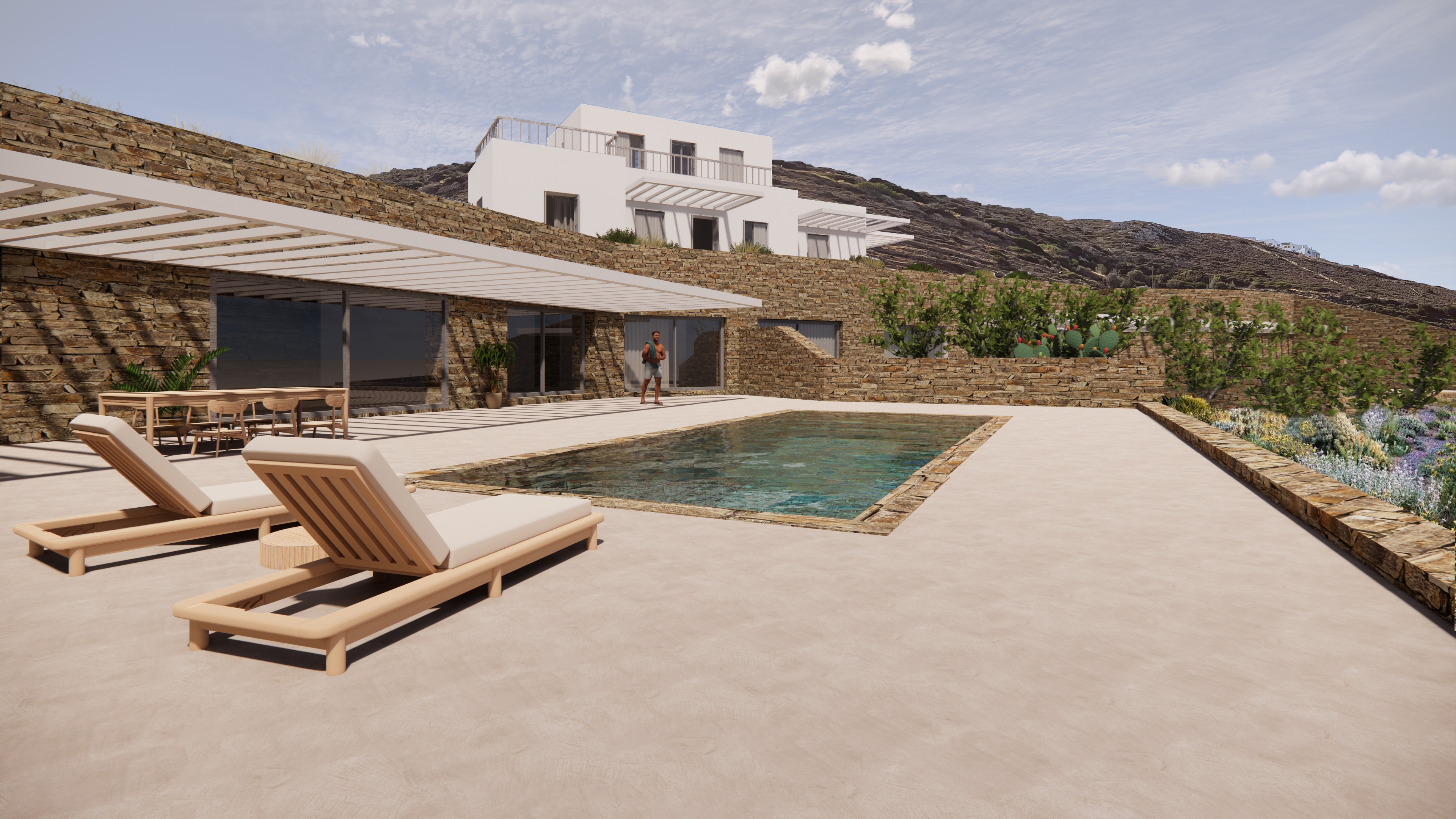 Luxurious cave house, 160 m², in beautiful Dasos, Paros
