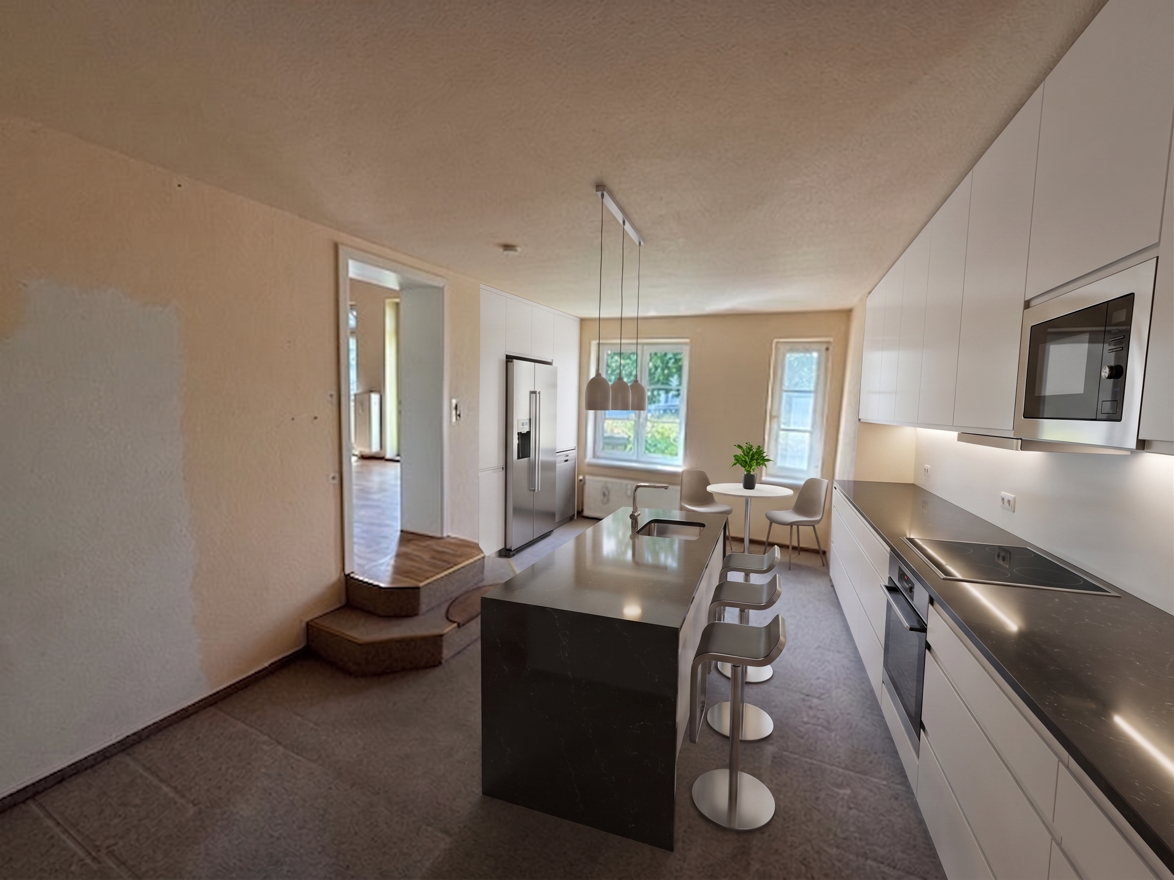 3-Zi.-Eigentumswohnung in Warnemünde - Altbaujuwel - Balkon, Carport und Keller  inklusiv