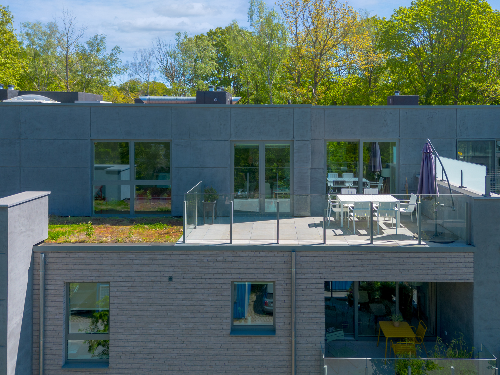 Licht appartement met twee terrassen in Angleur