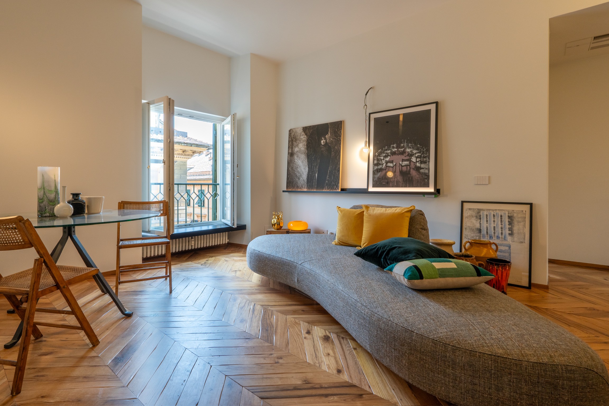 Furnished two-room apartment a stone's throw from Piazza De Ferrari